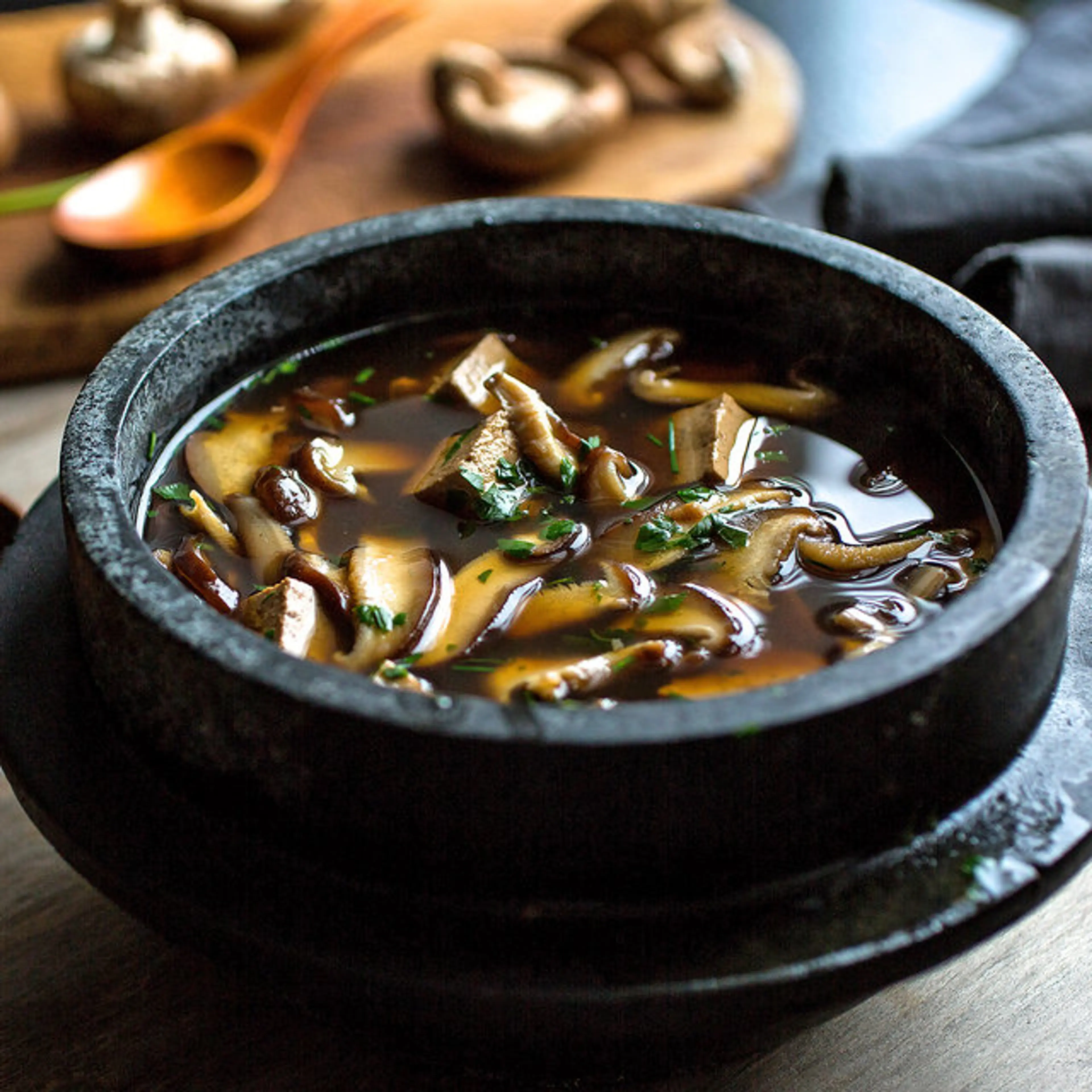 Tofu Mushroom Soup