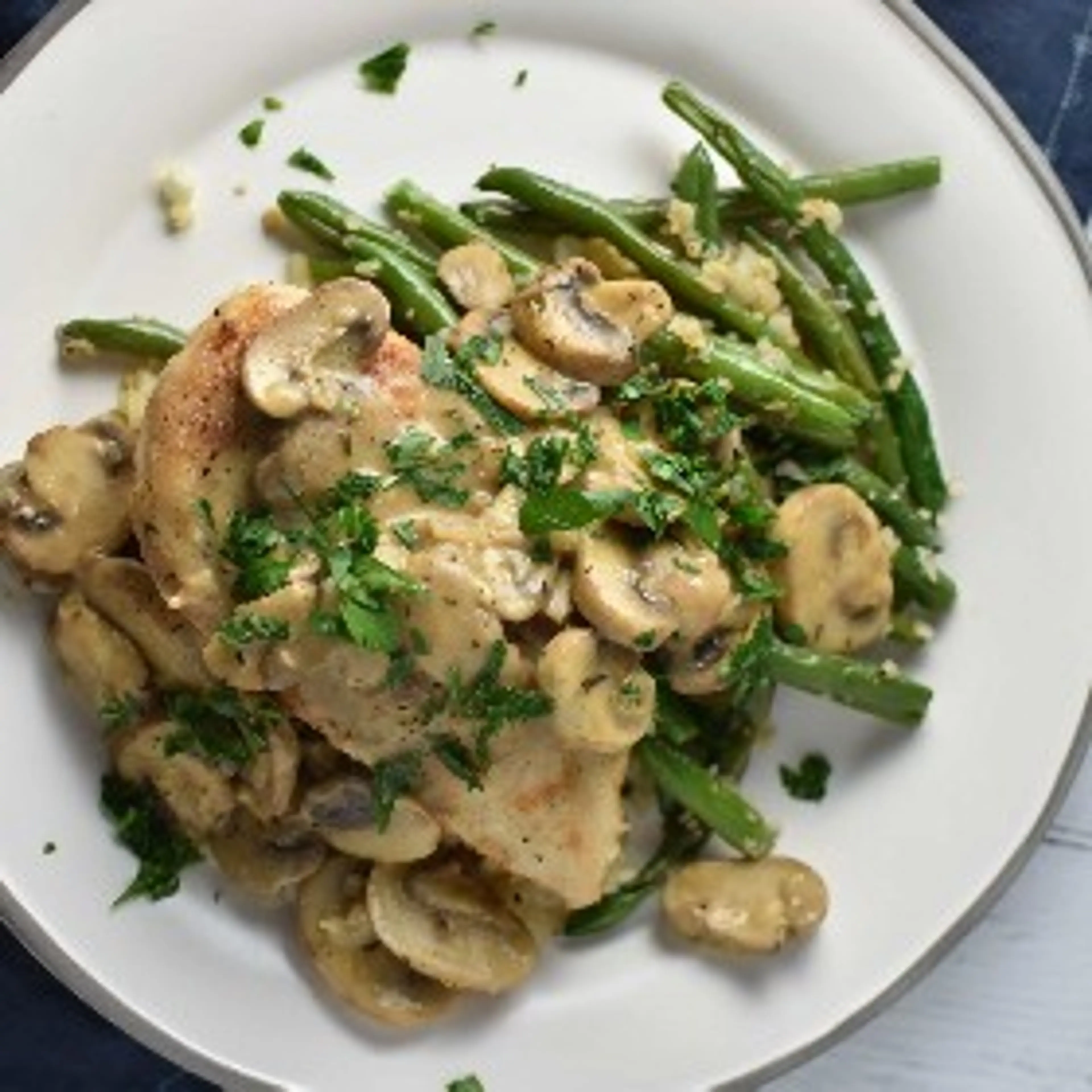 Chicken “Marsala” without Wine