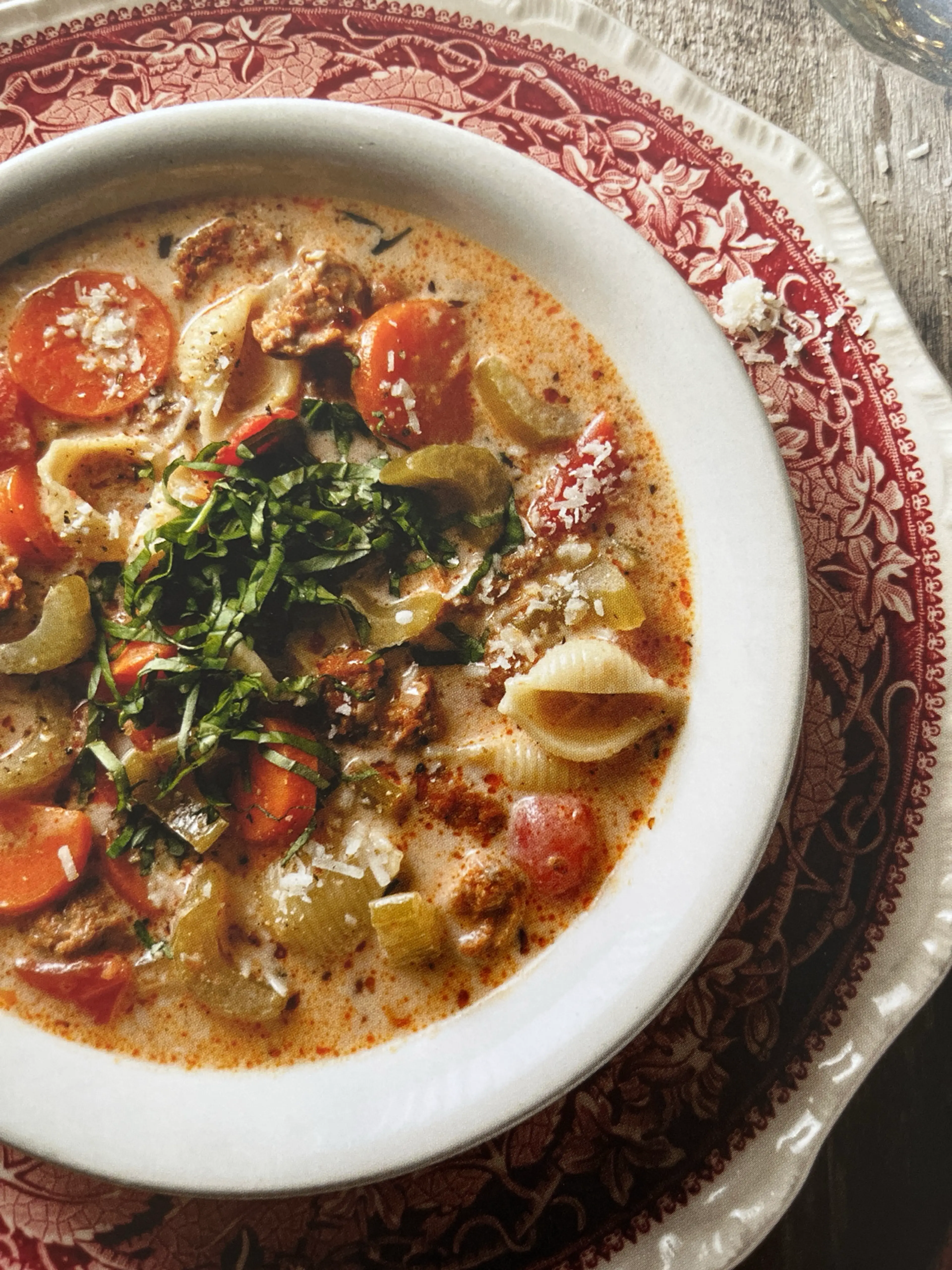 Soupe crémeuse à l’italienne