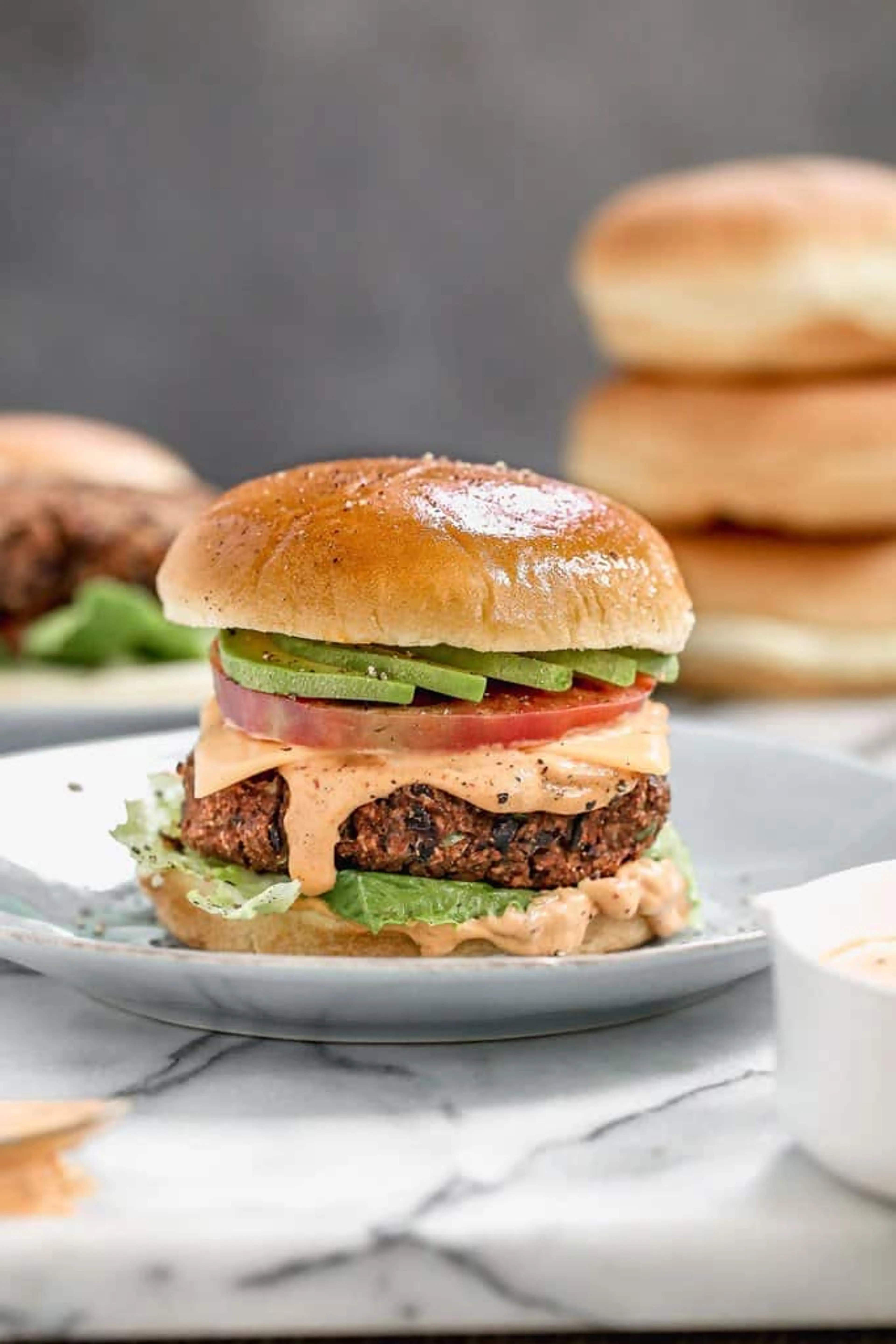 Easier Black Bean Burger