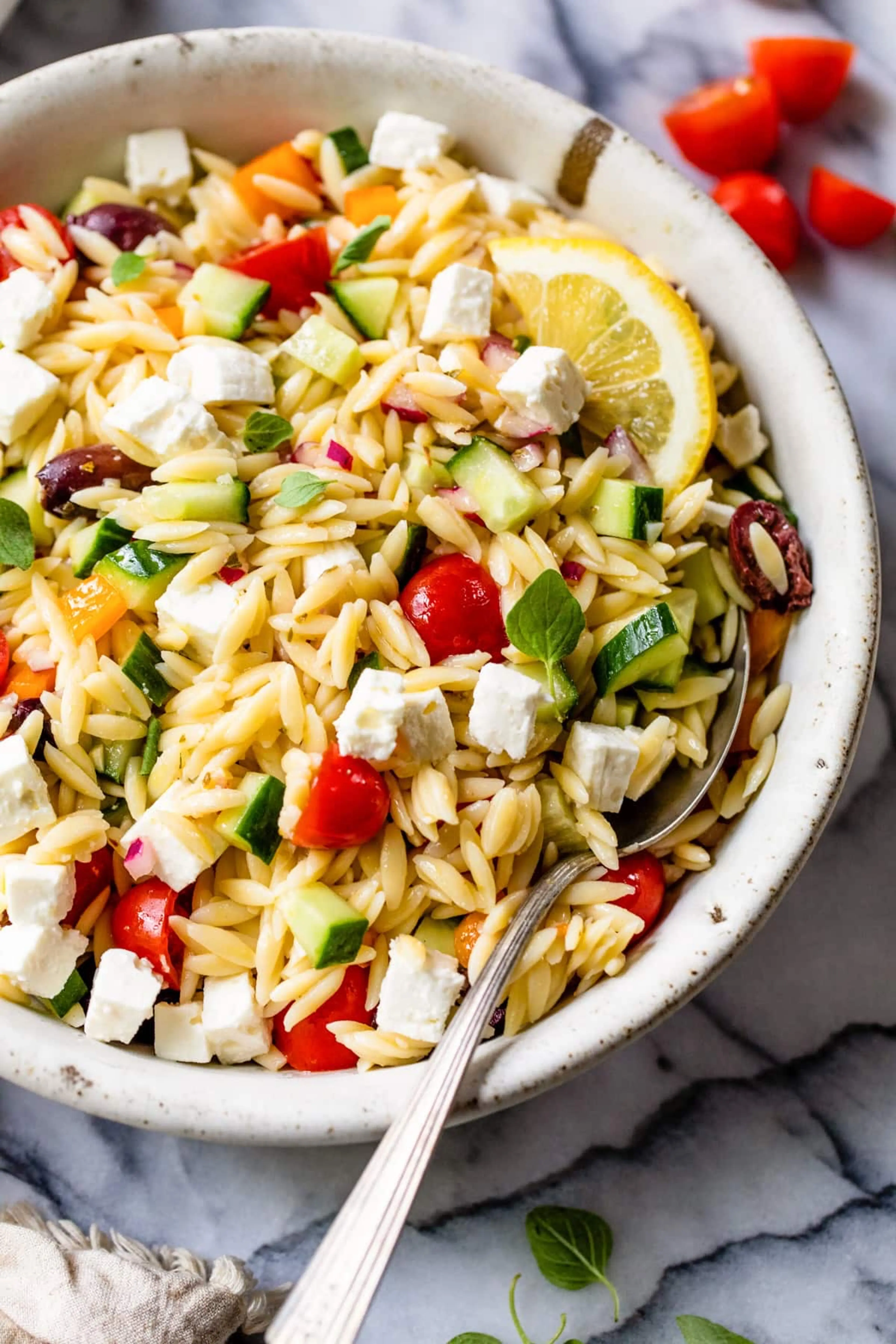 Greek Orzo Salad Recipe