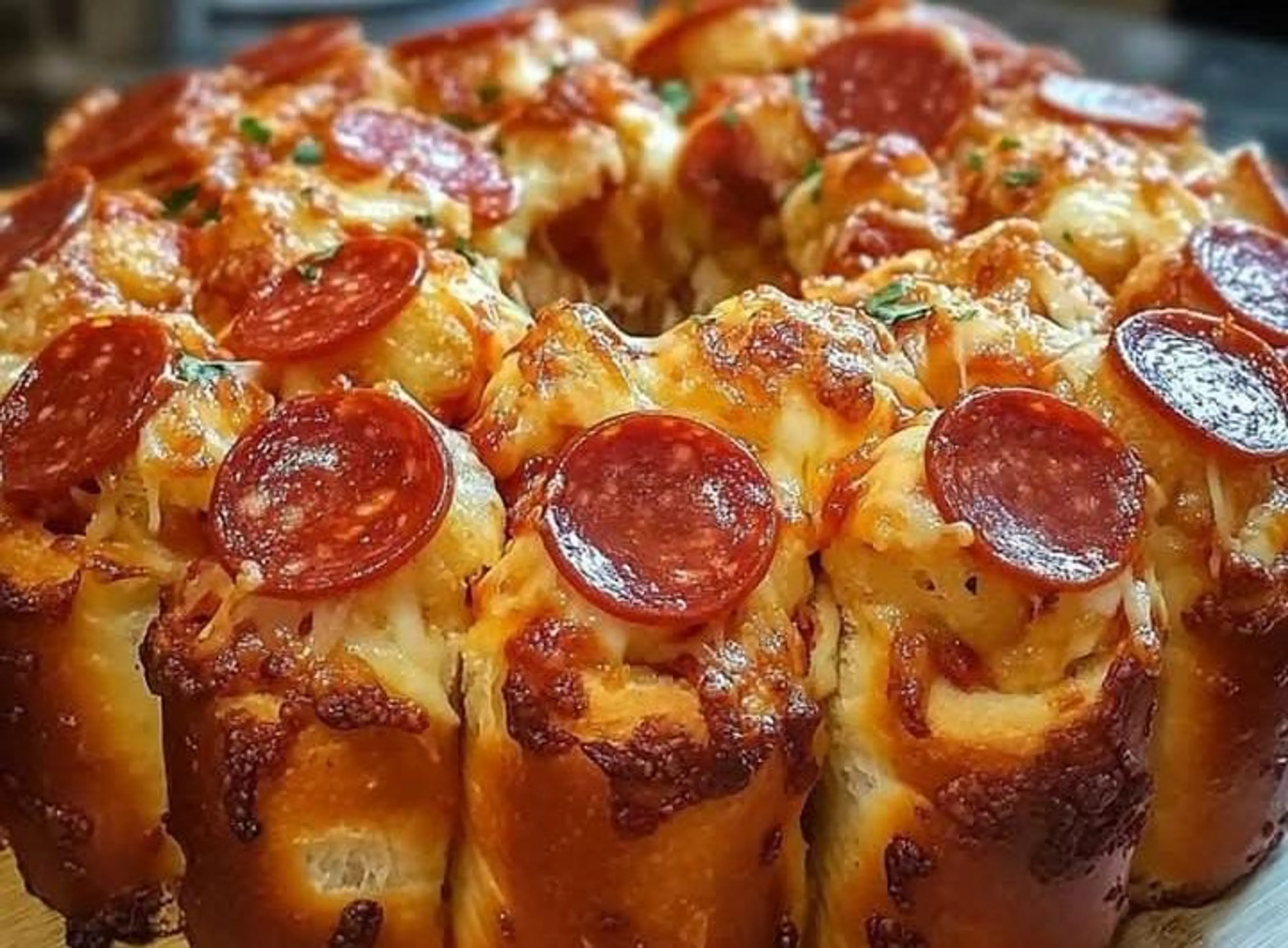 Pepperoni Pizza Monkey Bread