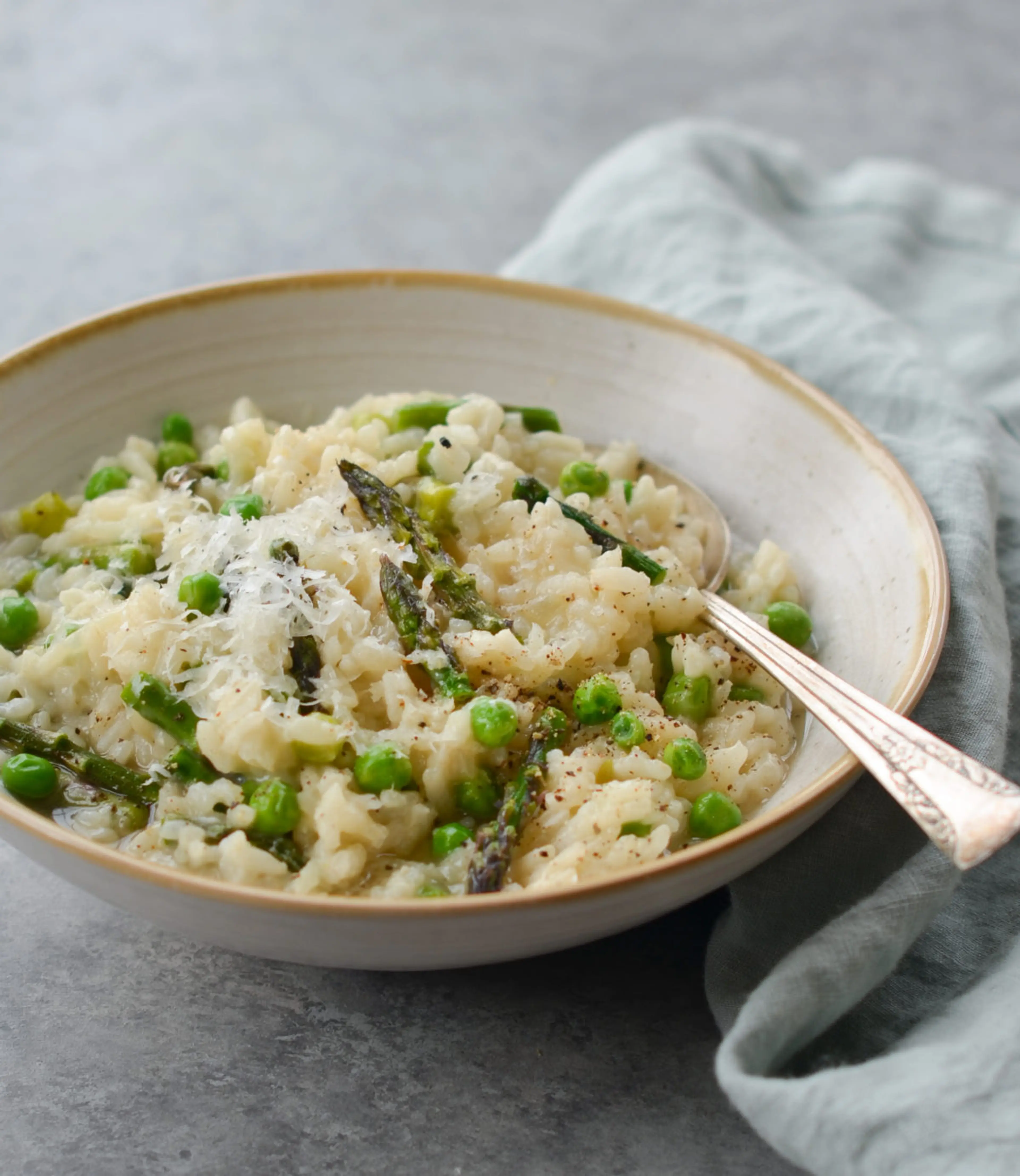 Spring Risotto with Asparagus & Peas