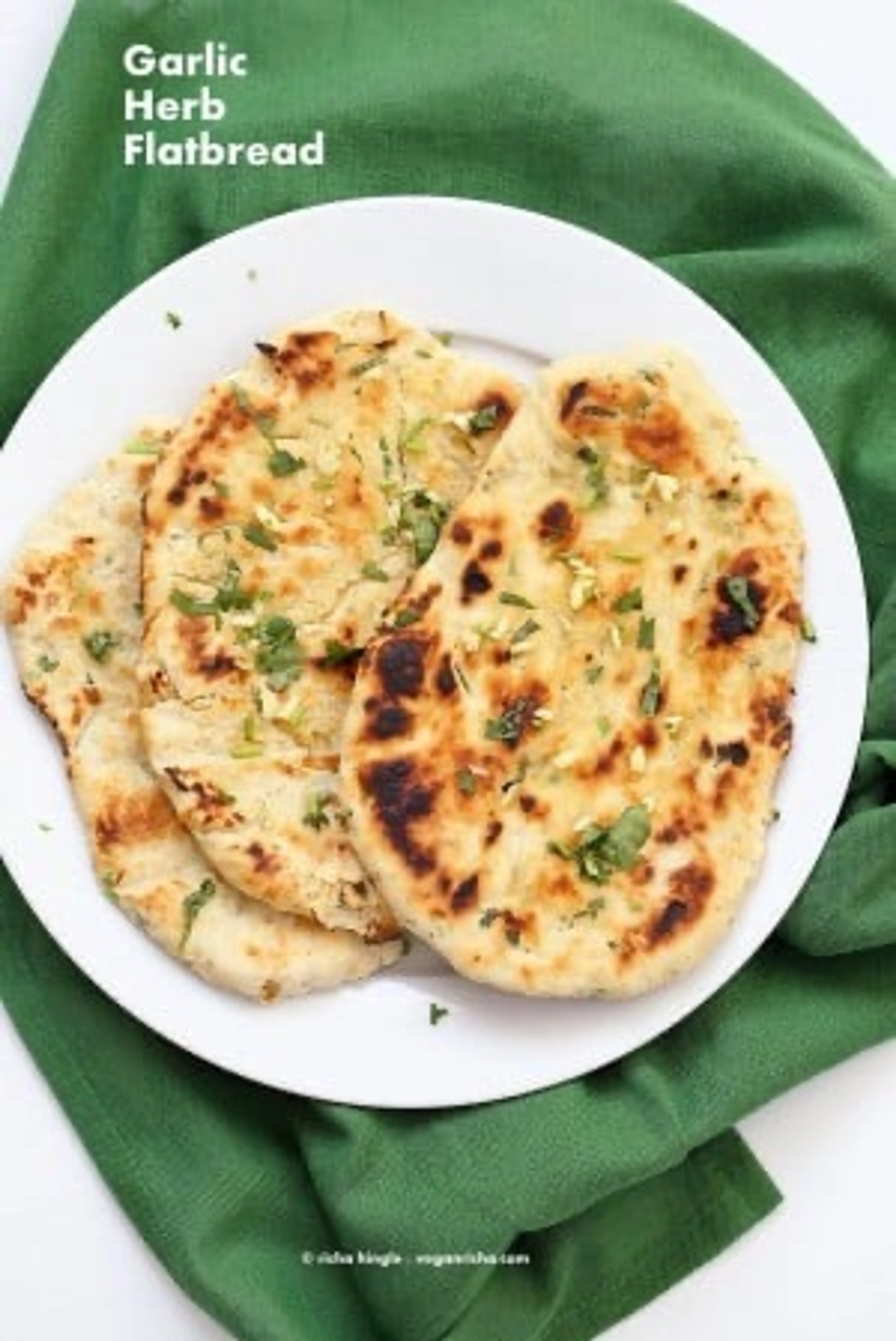 Herb Garlic Flatbread Recipe No Yeast