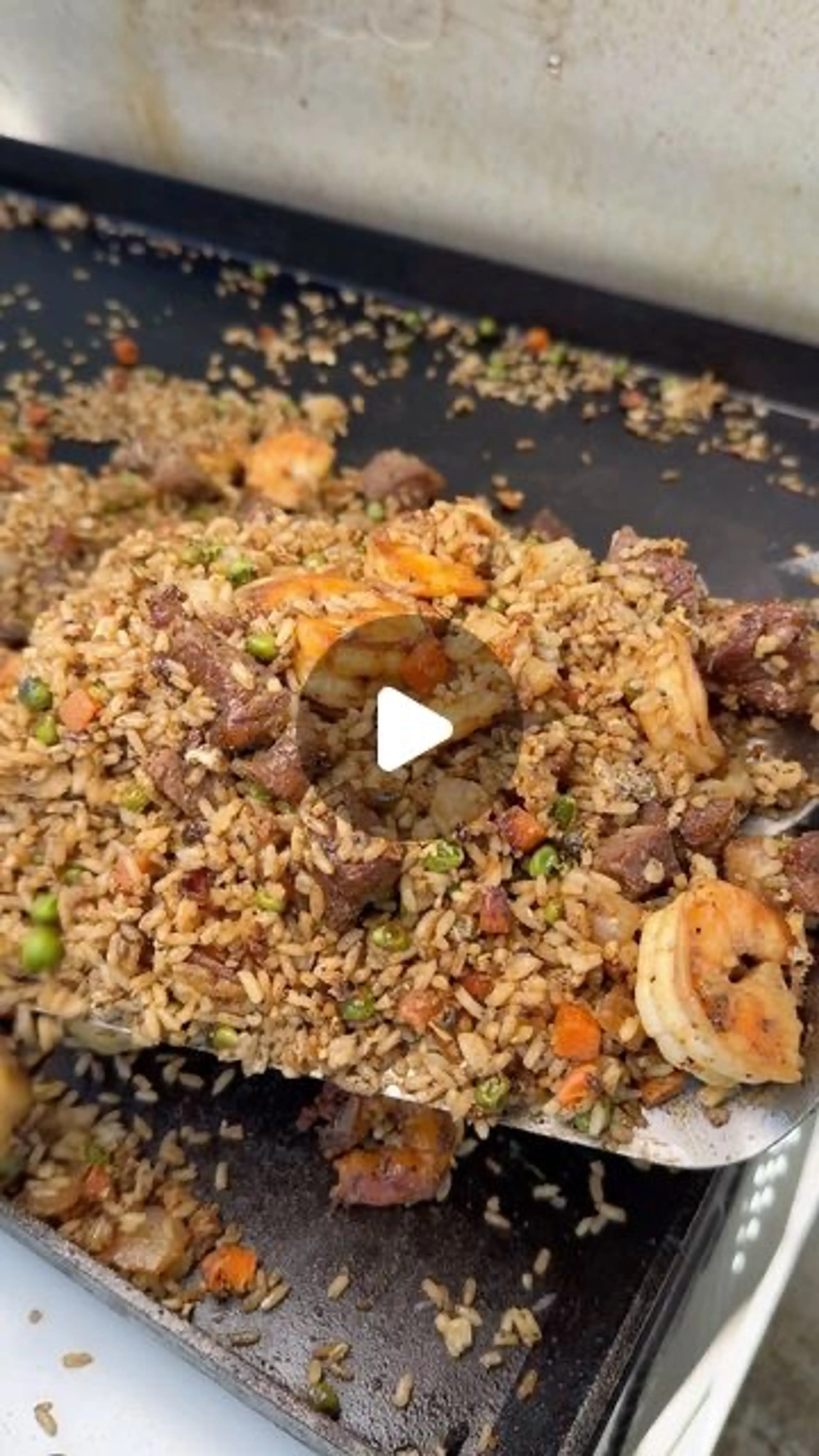 Steak & Shrimp Fried Rice + Homemade Yum Yum Sauce