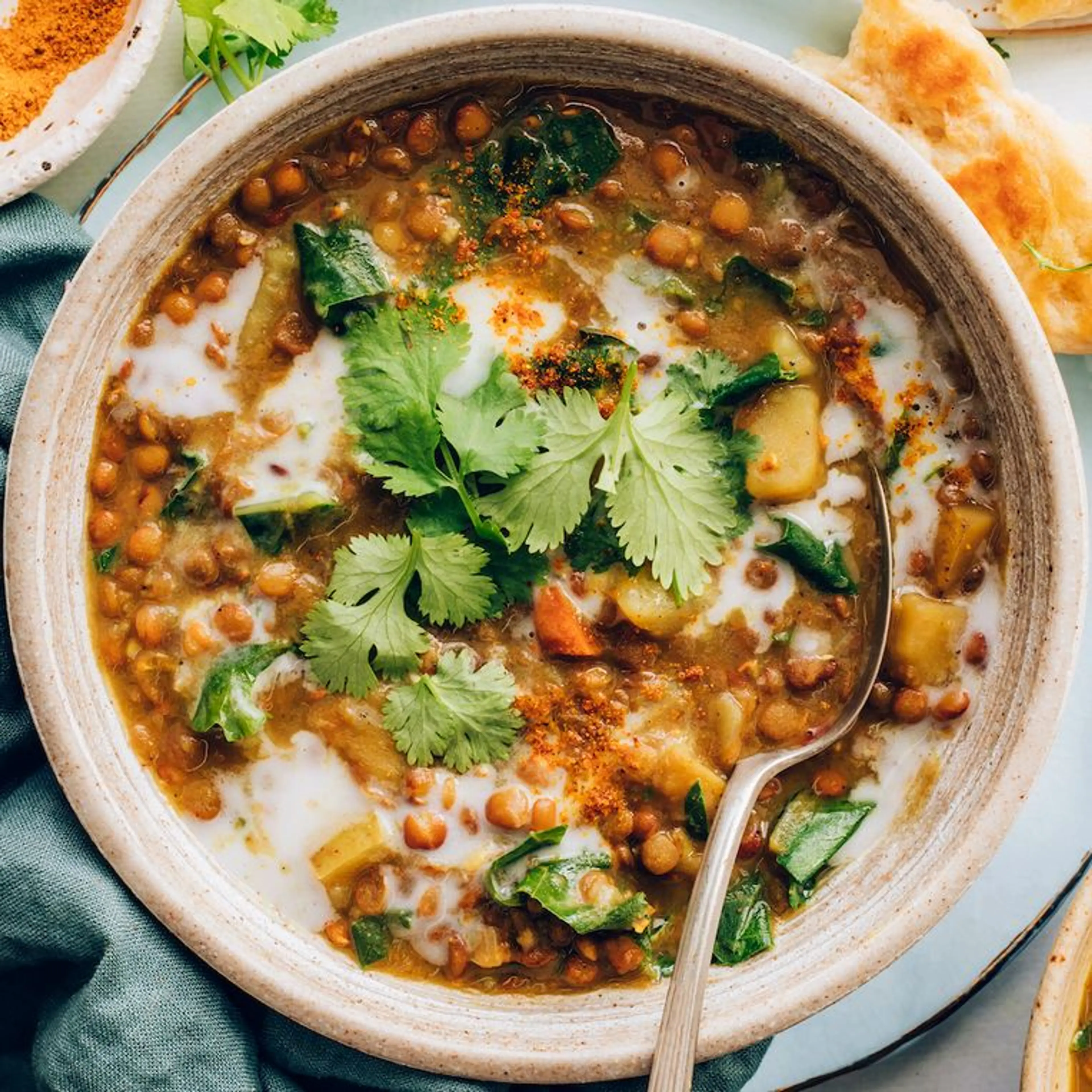 Instant Pot Curried Lentil Soup (Indian-Inspired)