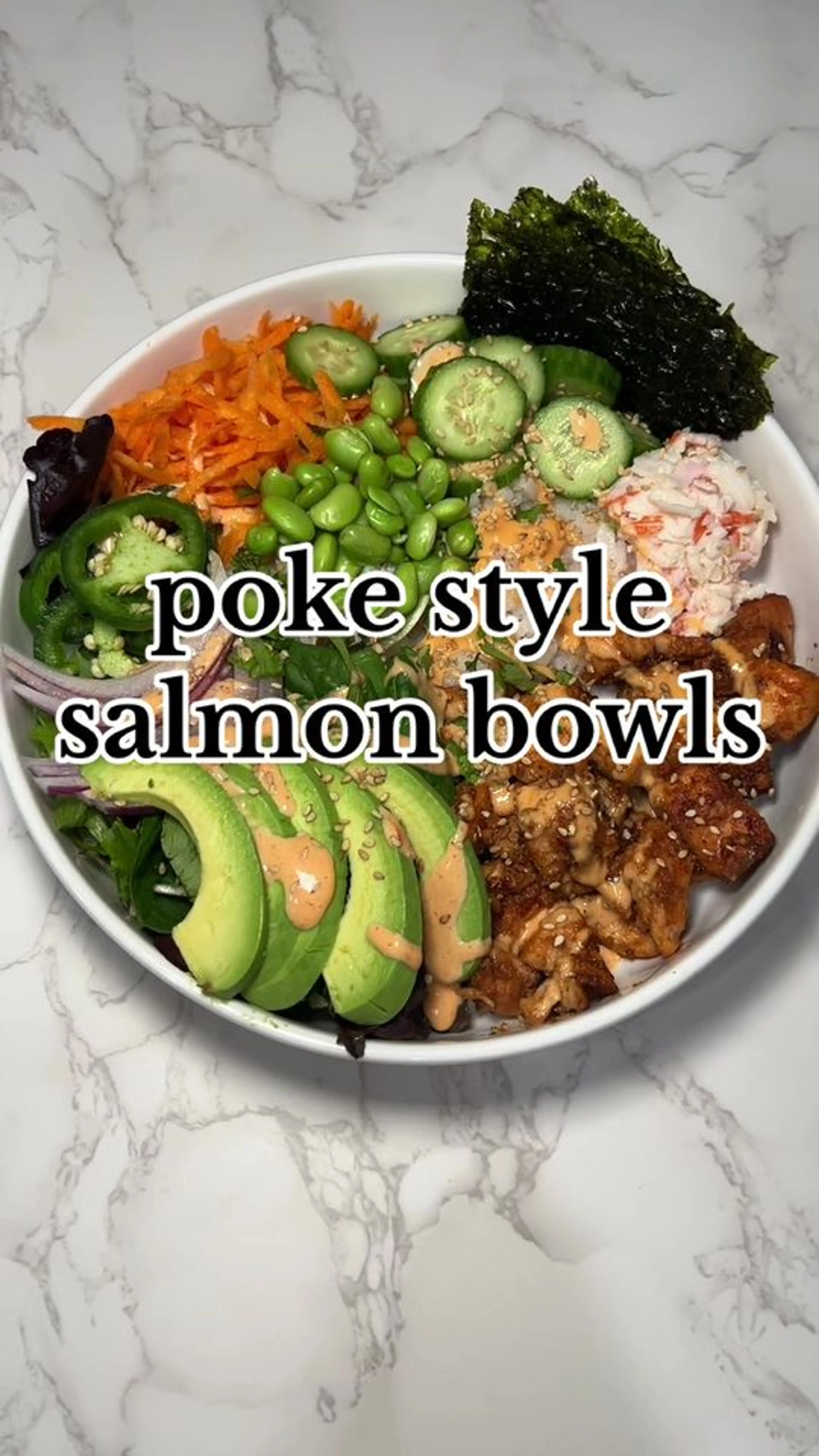 Poke Style Salmon Bowls