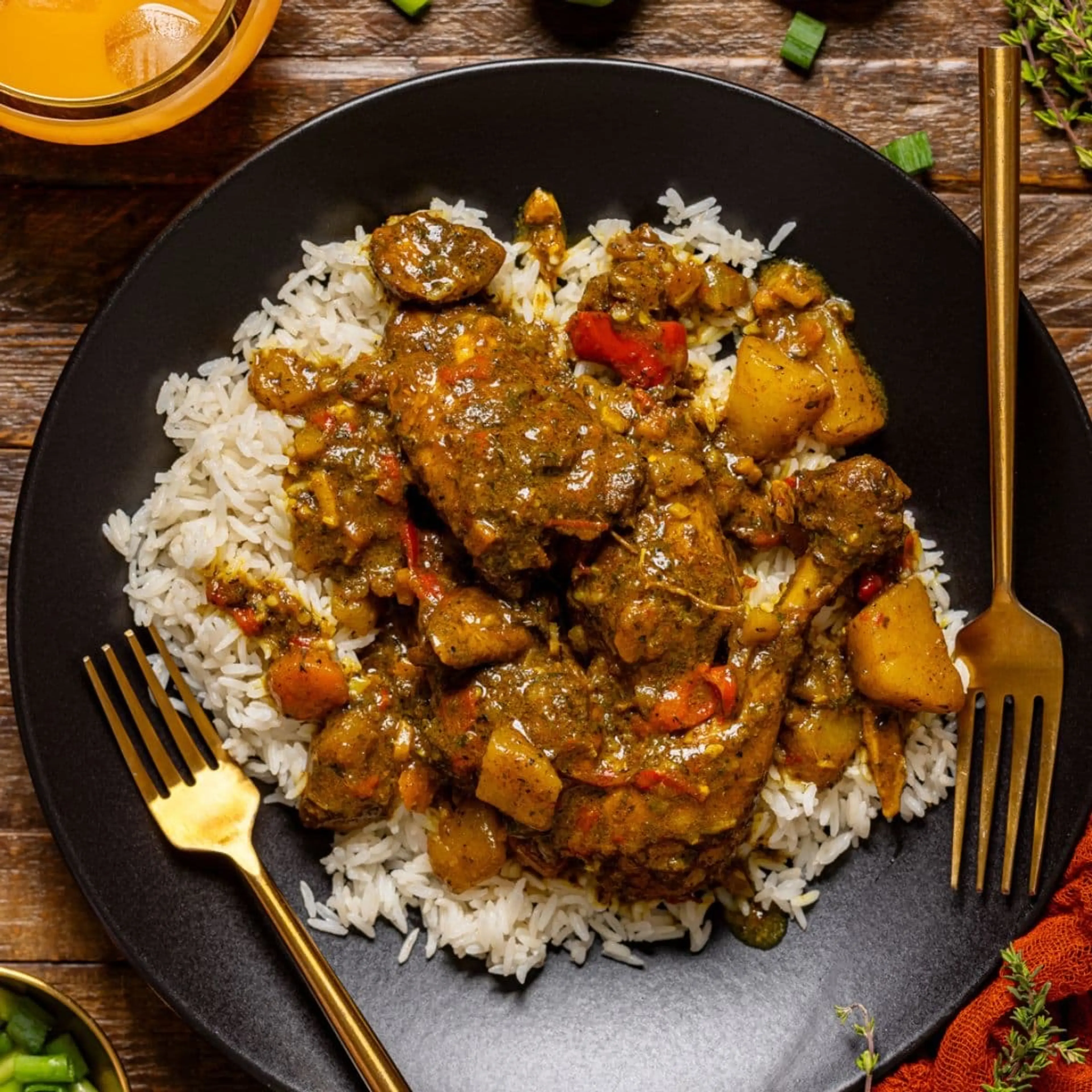 Authentic Jamaican Curry Chicken