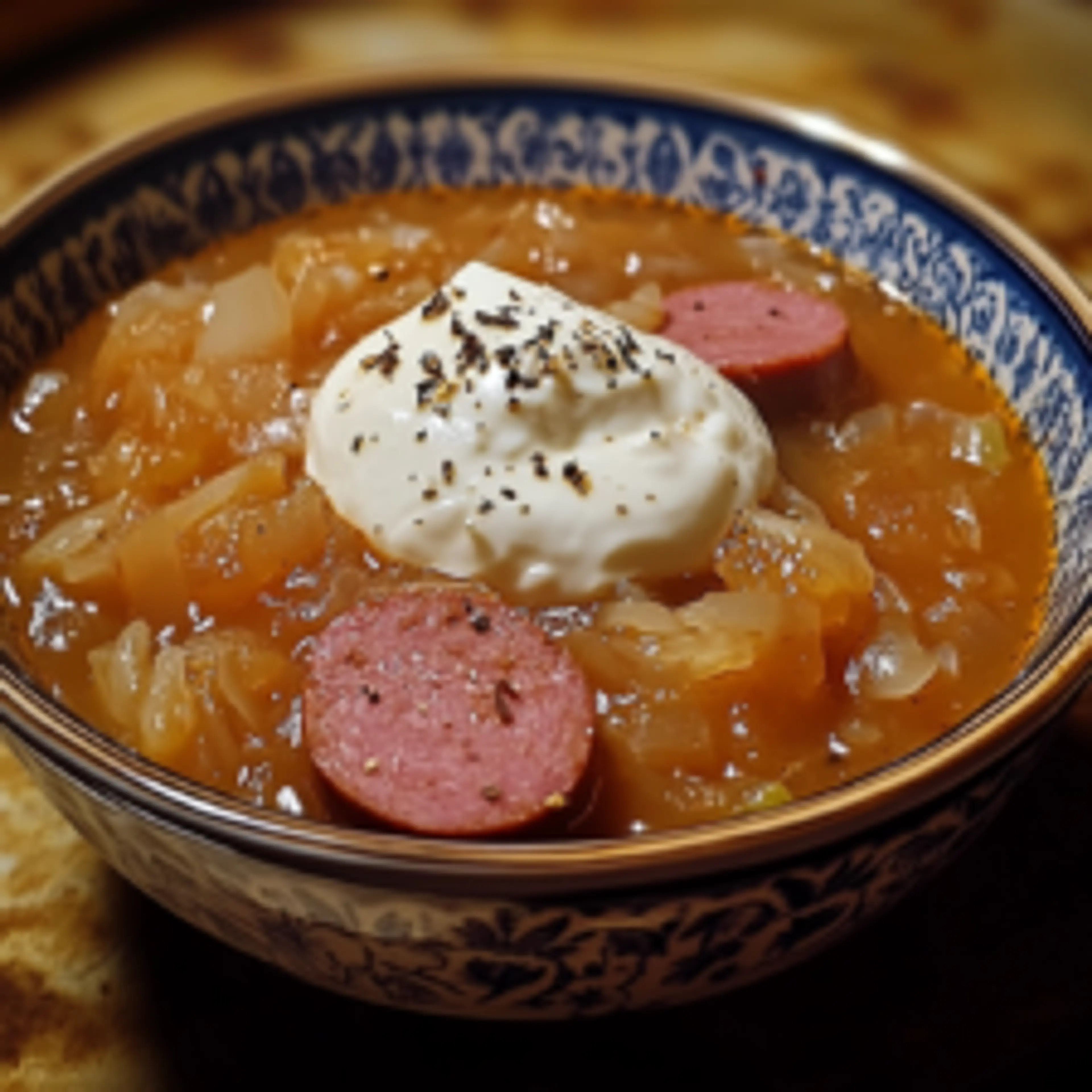 Kielbasa and Sauerkraut Soup