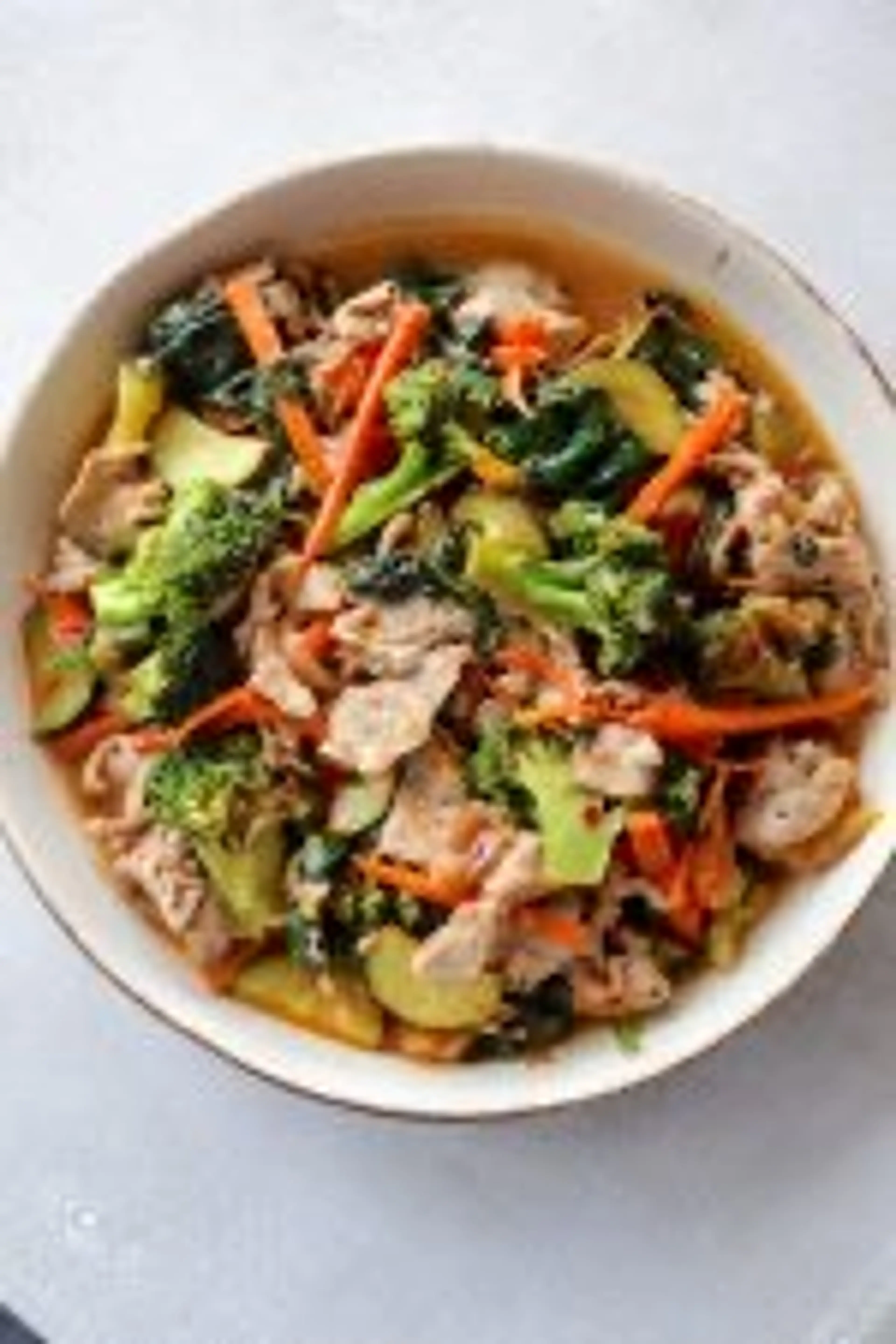 Veg and Pork Tenderloin Stir Fry