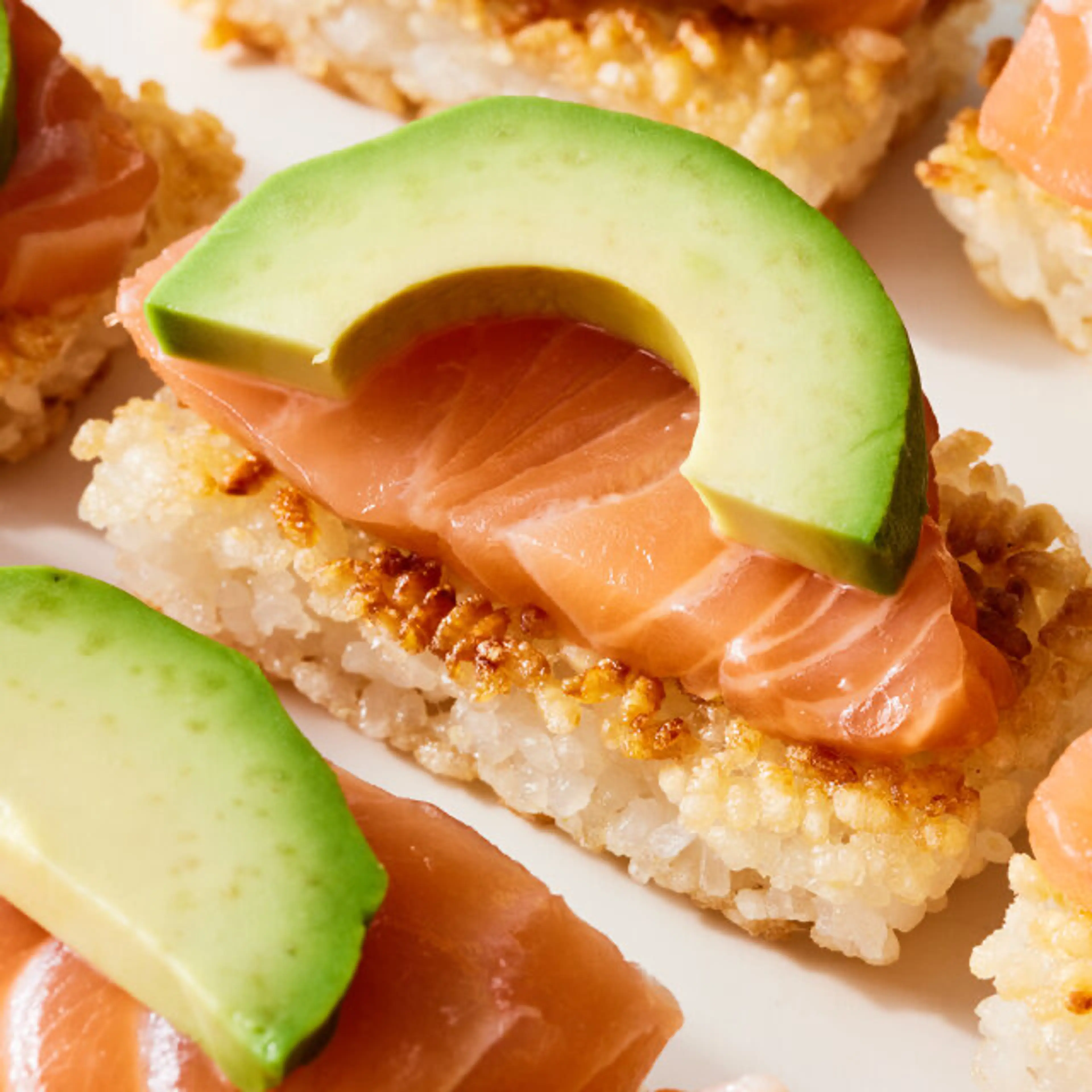 Crispy Rice With Salmon And Avocado