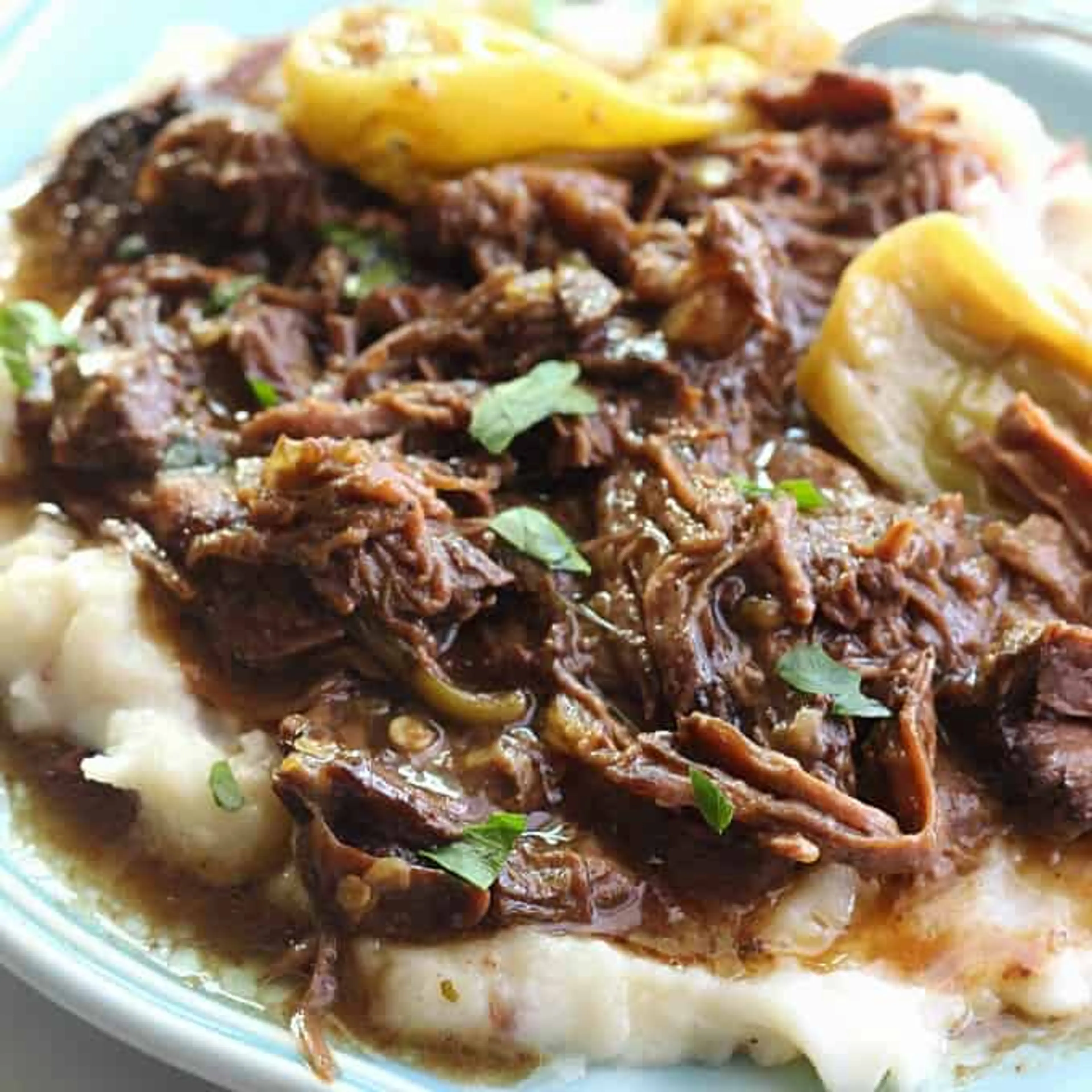 Mississippi Pot Roast {The BEST EVER Pot Roast}