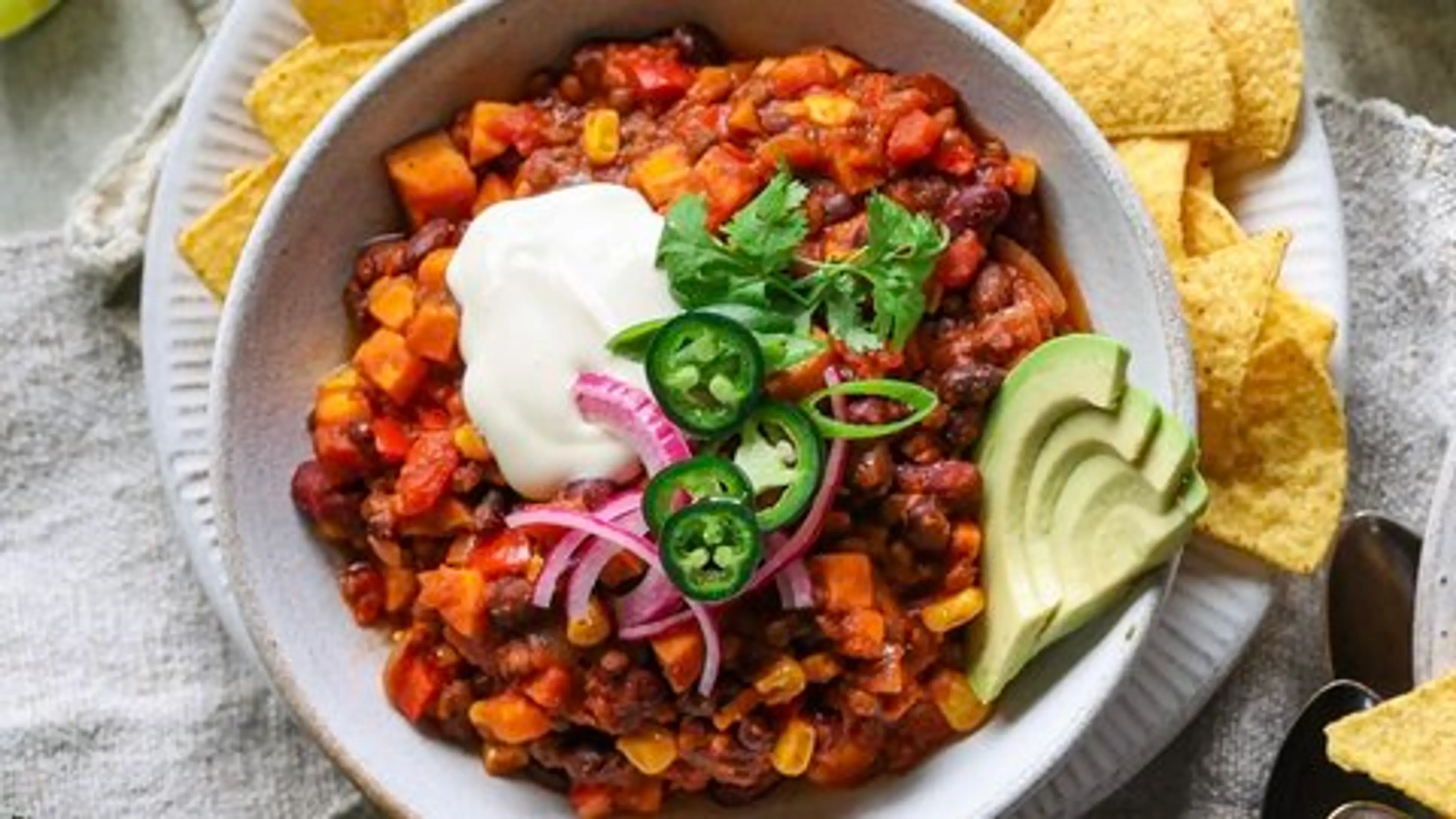 Sweet Potato Spiced Chili