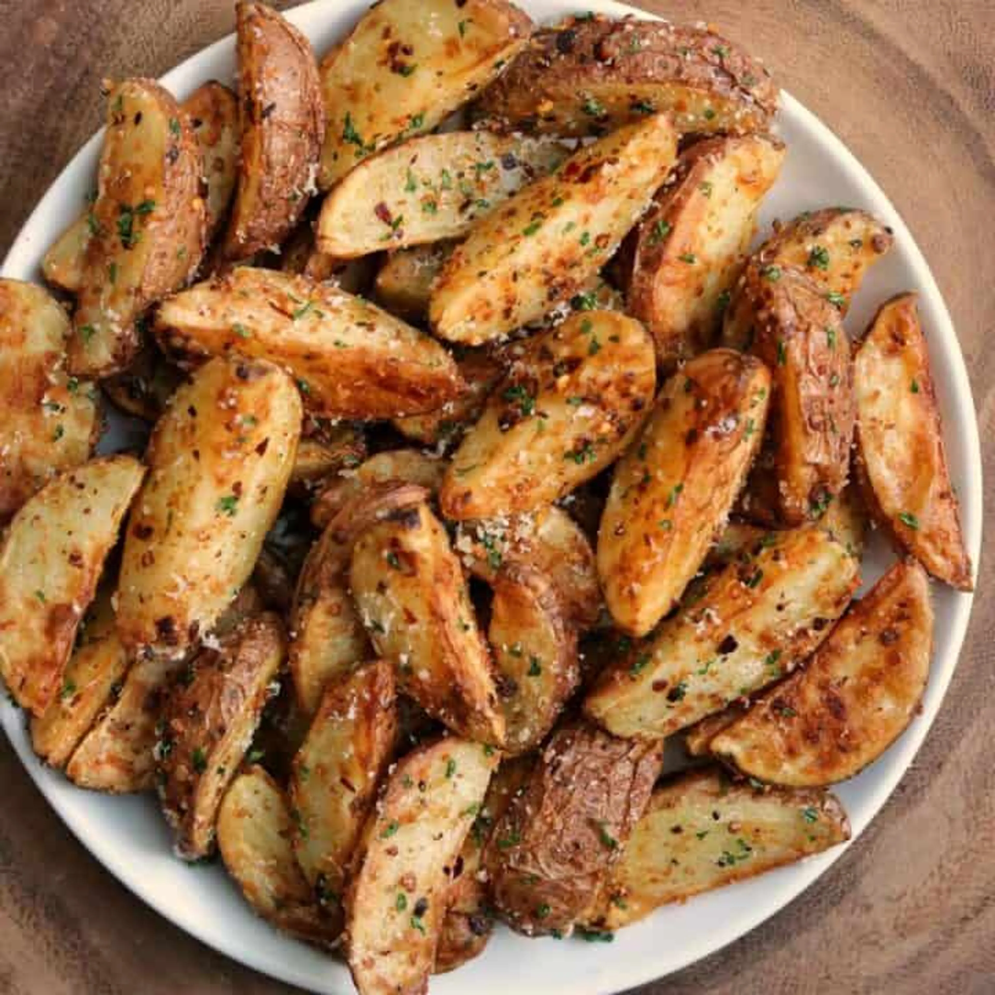 Garlic Parmesan Air Fryer Red Potatoes