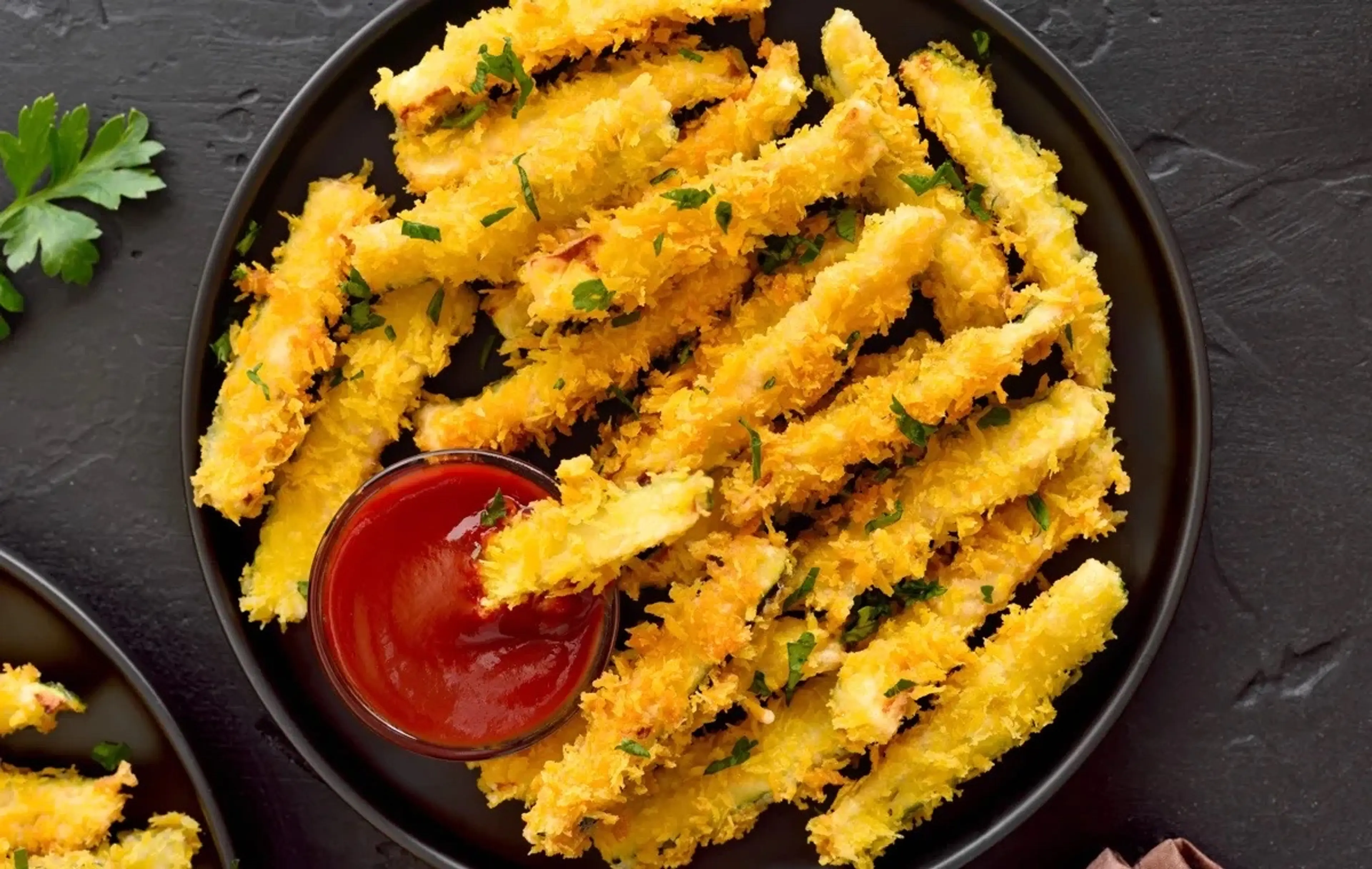 Frites d'aubergines