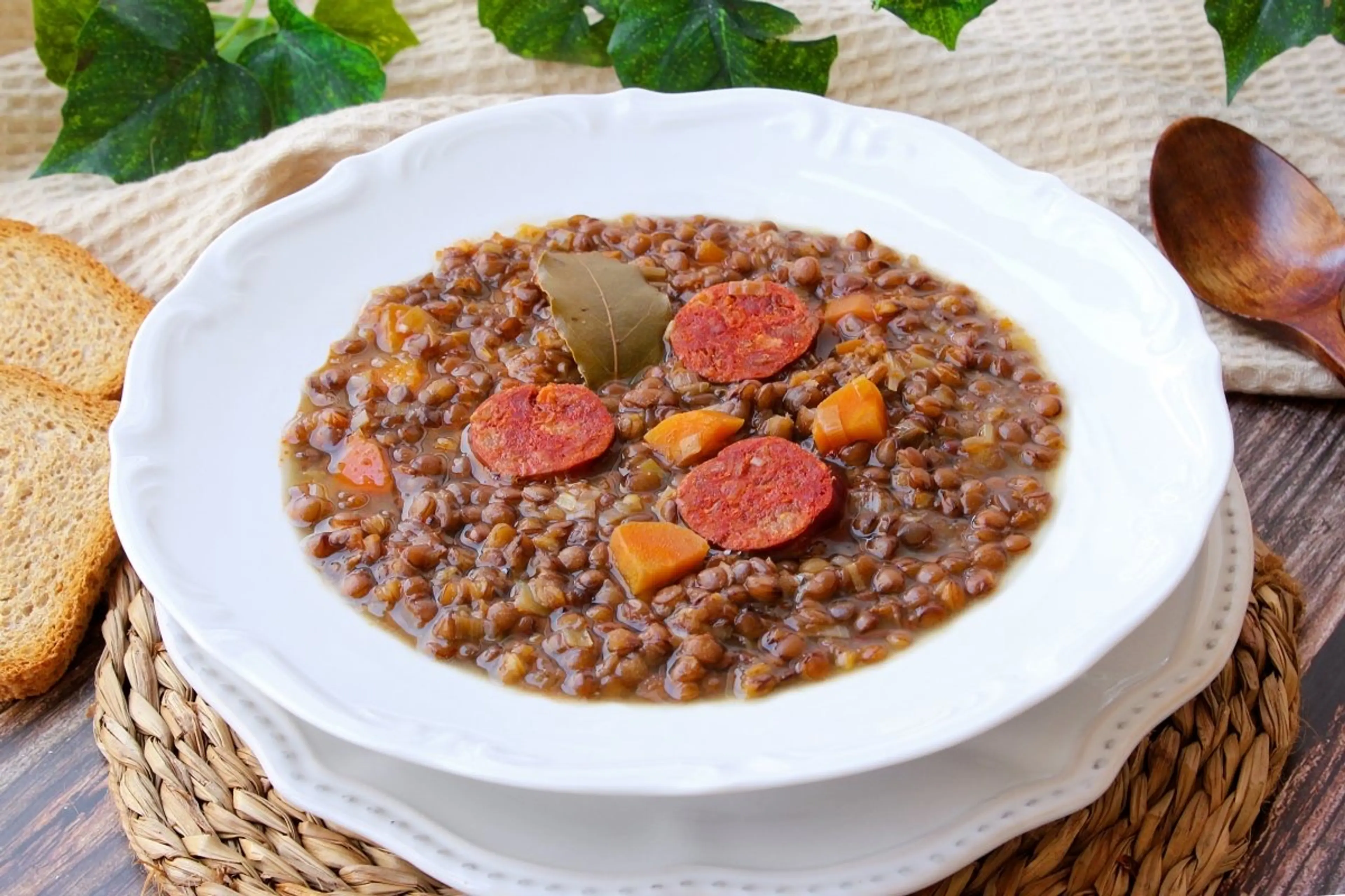 Lentils with Chorizo (Lentejas a la Riojana)