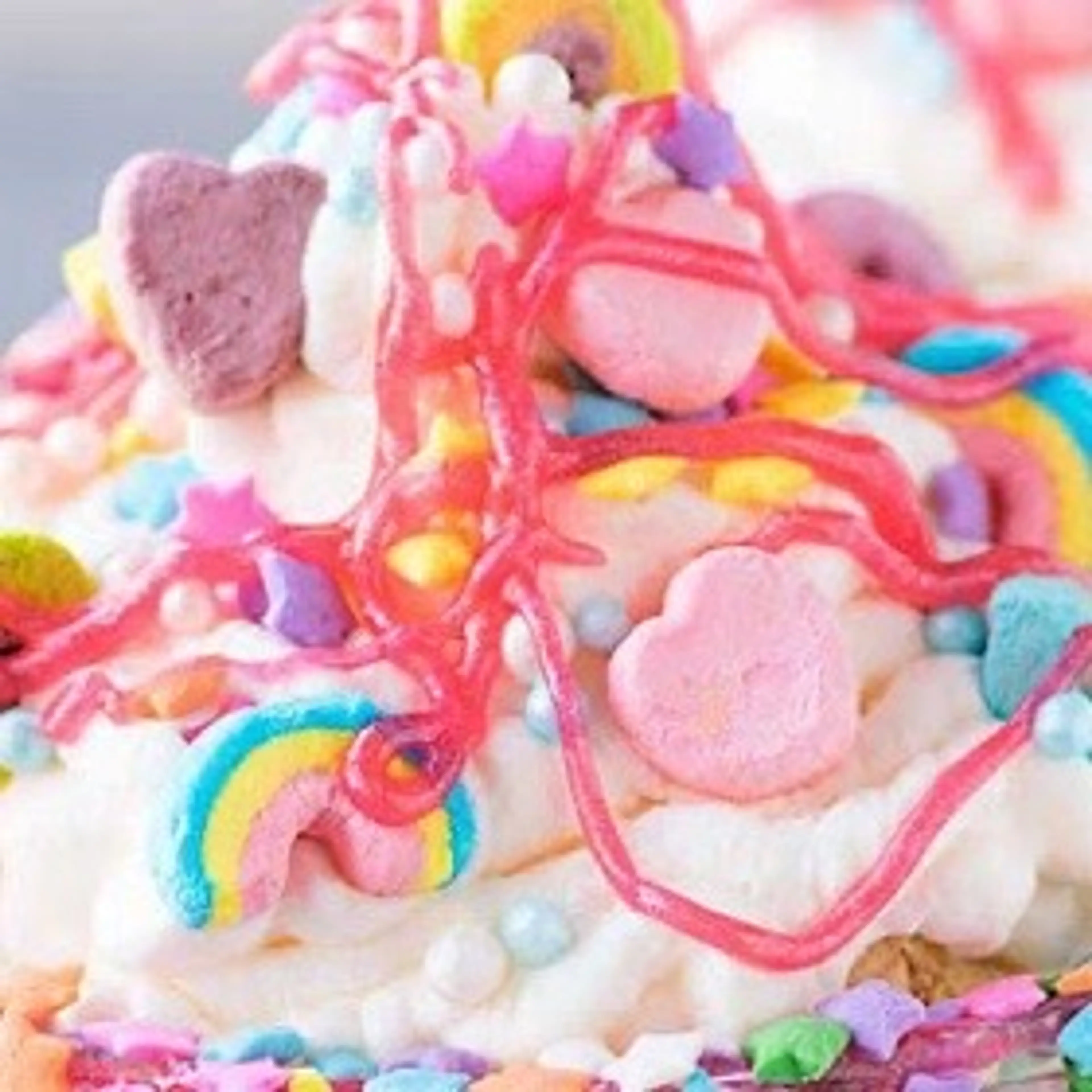 Cotton Candy Unicorn Party Parfaits