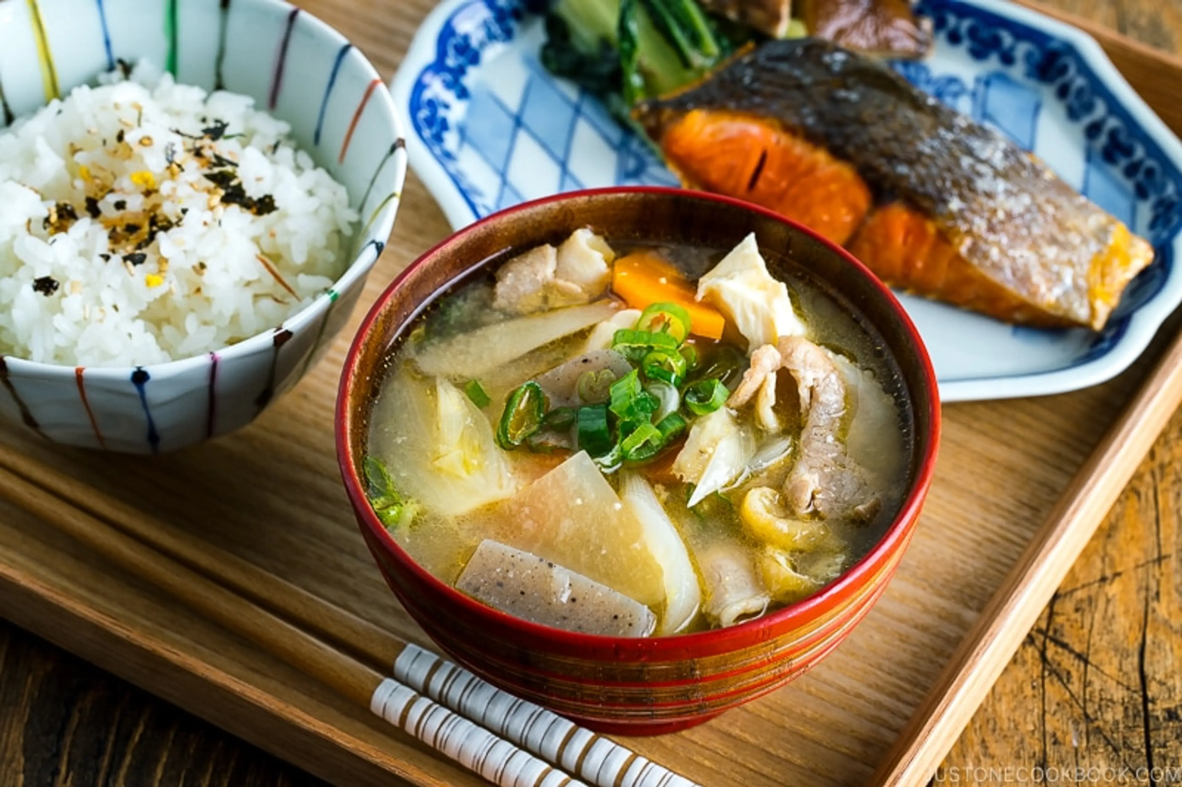 Tonjiru (Pork and Vegetable Miso Soup)