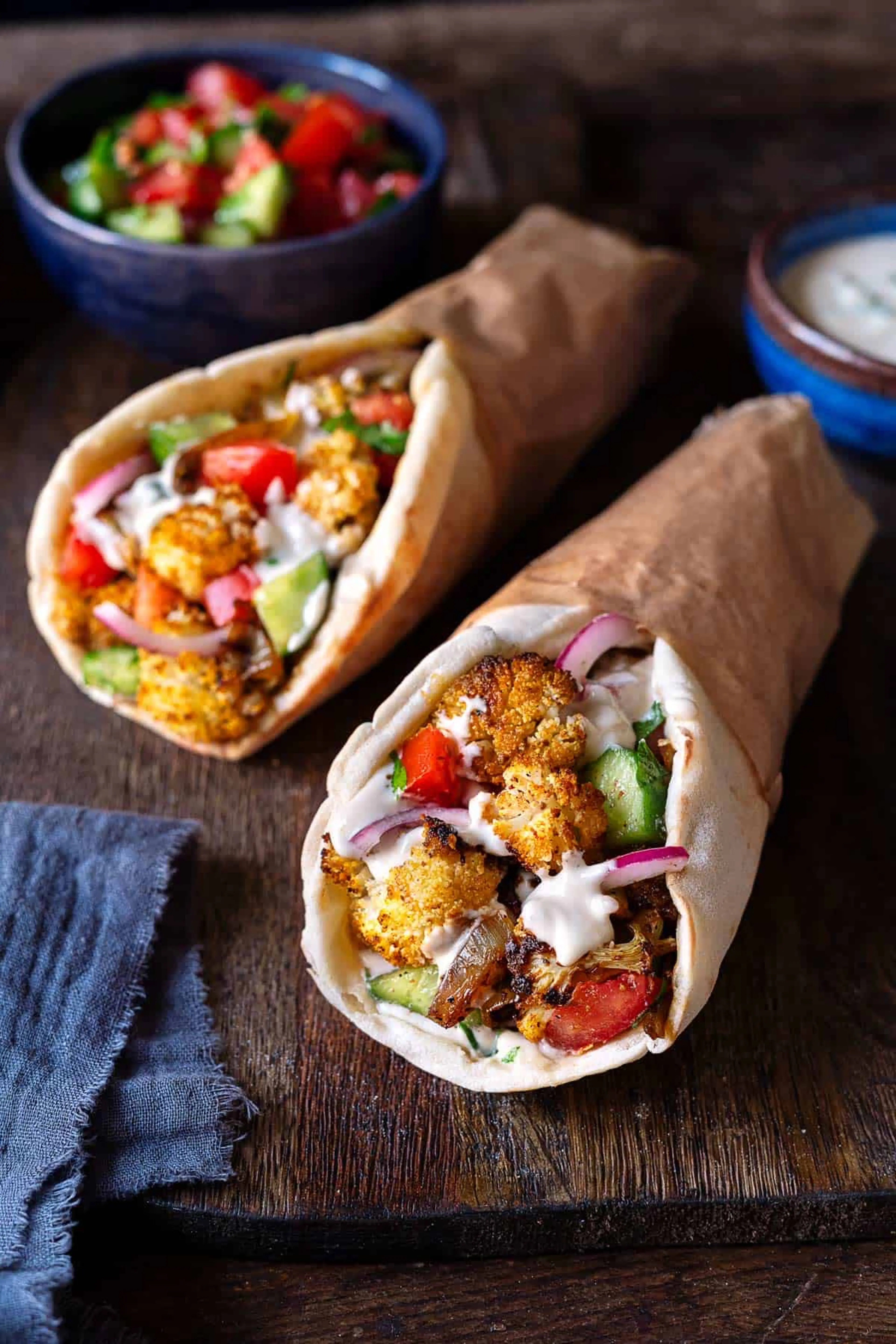 Spicy Cauliflower Shawarma