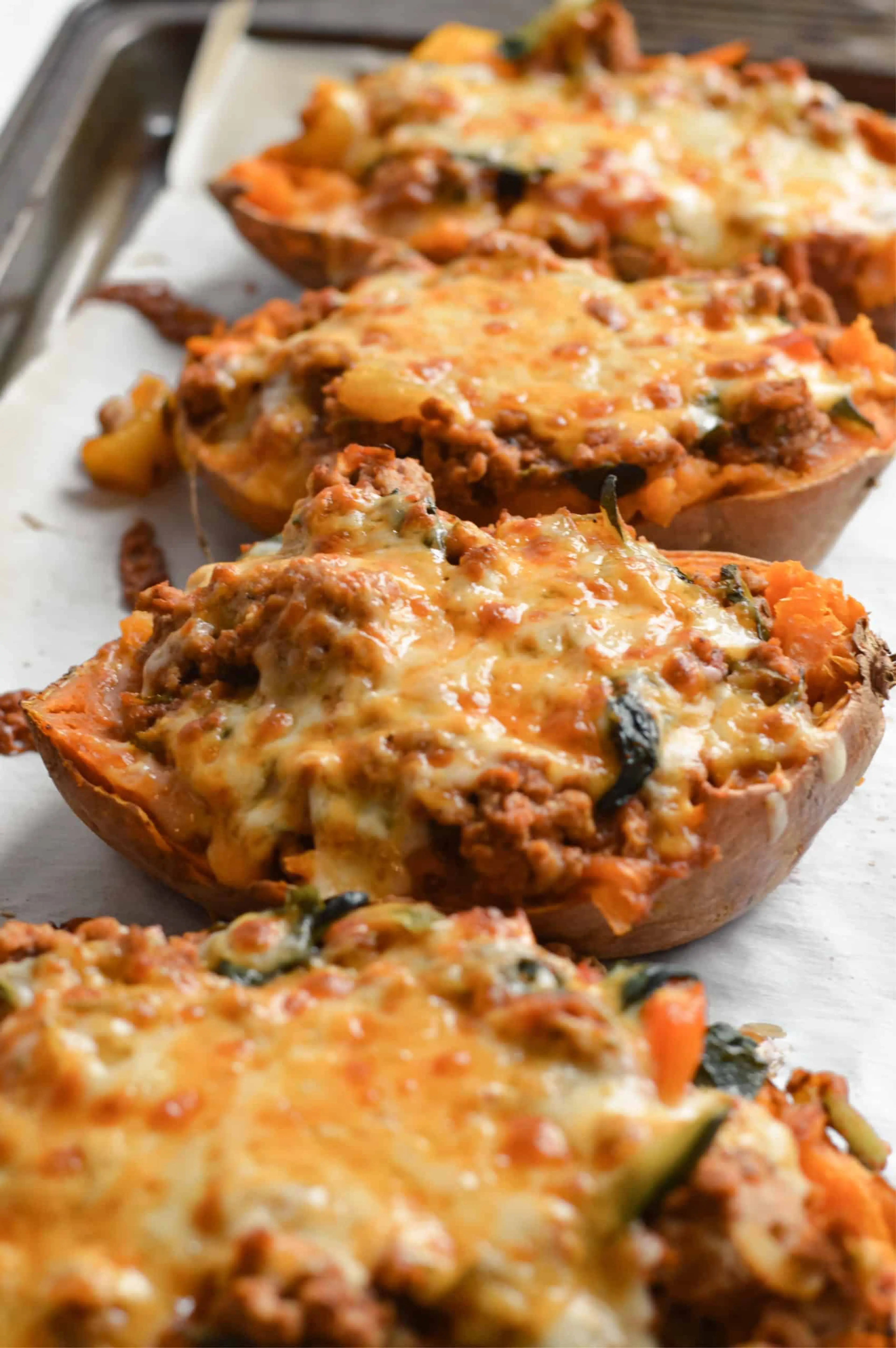 Easy Turkey Stuffed Sweet Potatoes