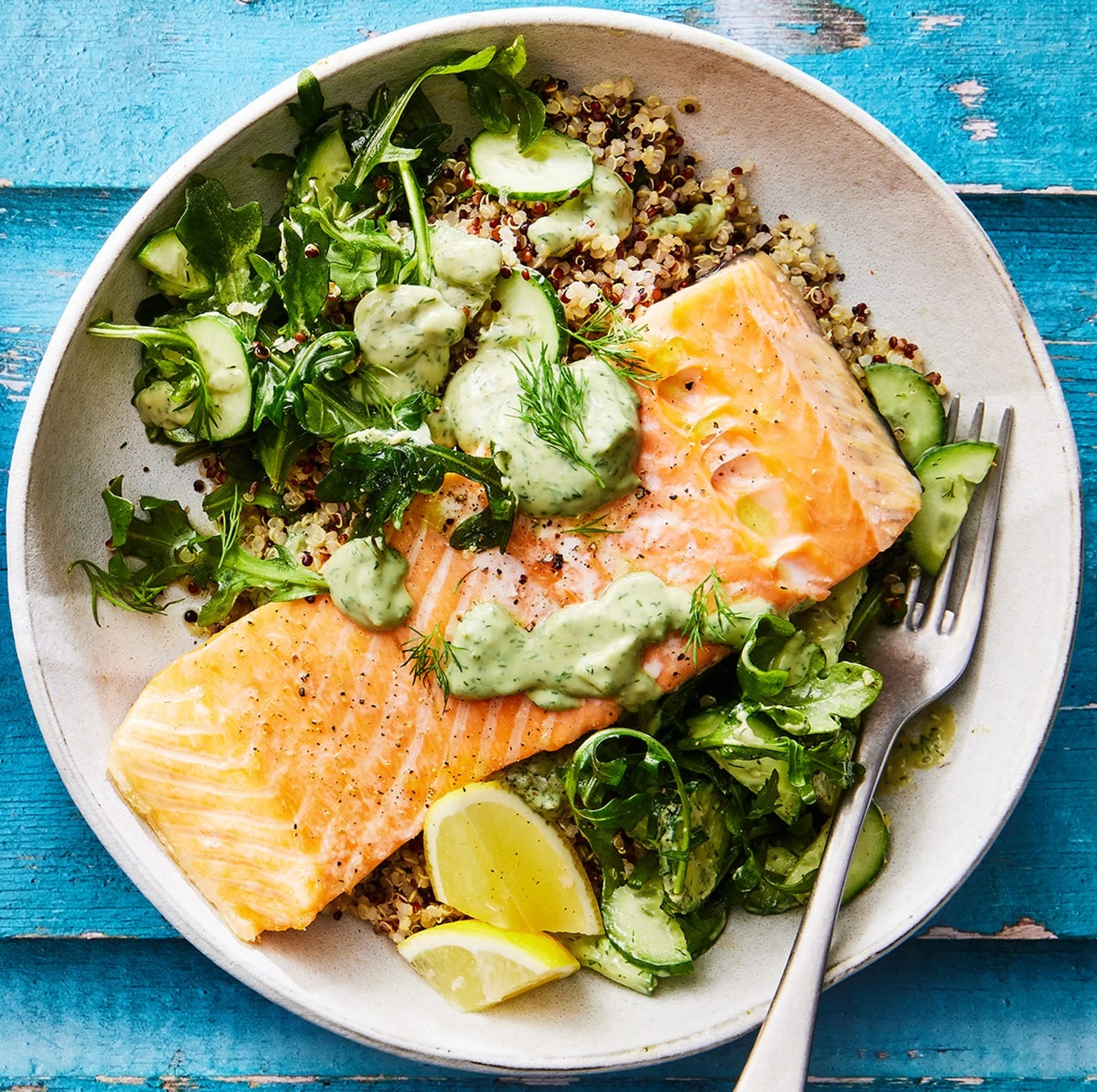 Salmon Quinoa Bowl