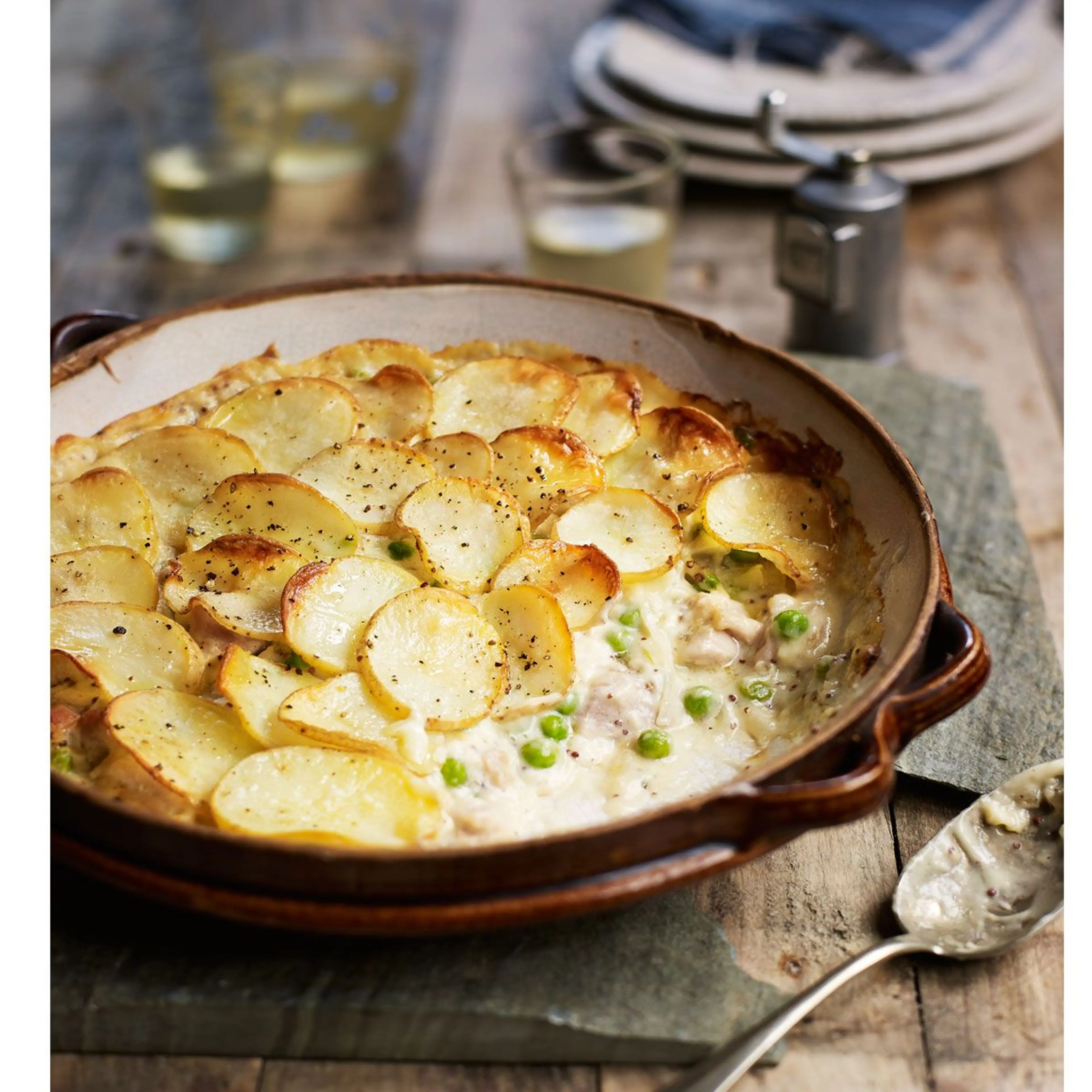 Chicken gratin