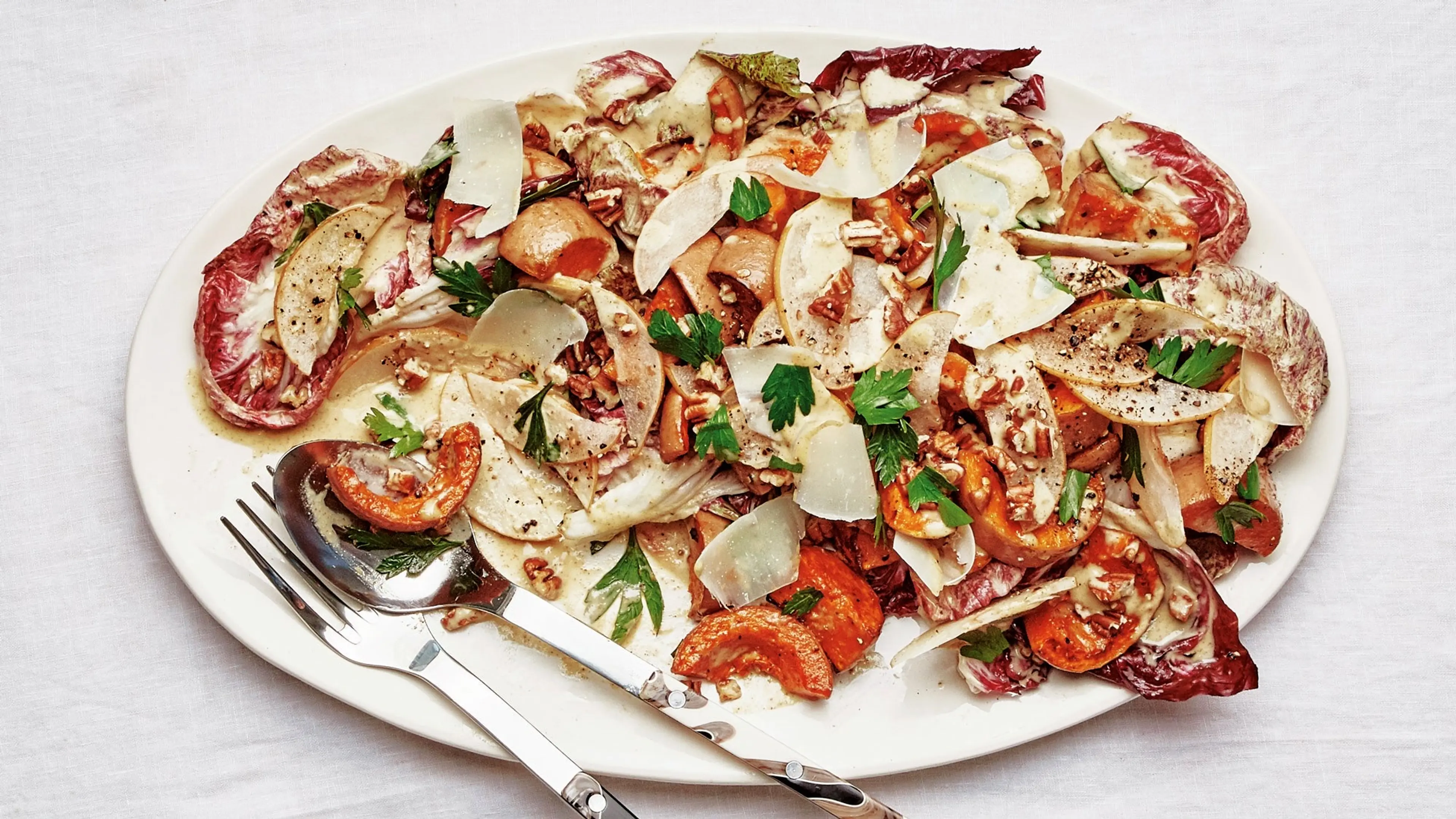 Squash and Radicchio Salad