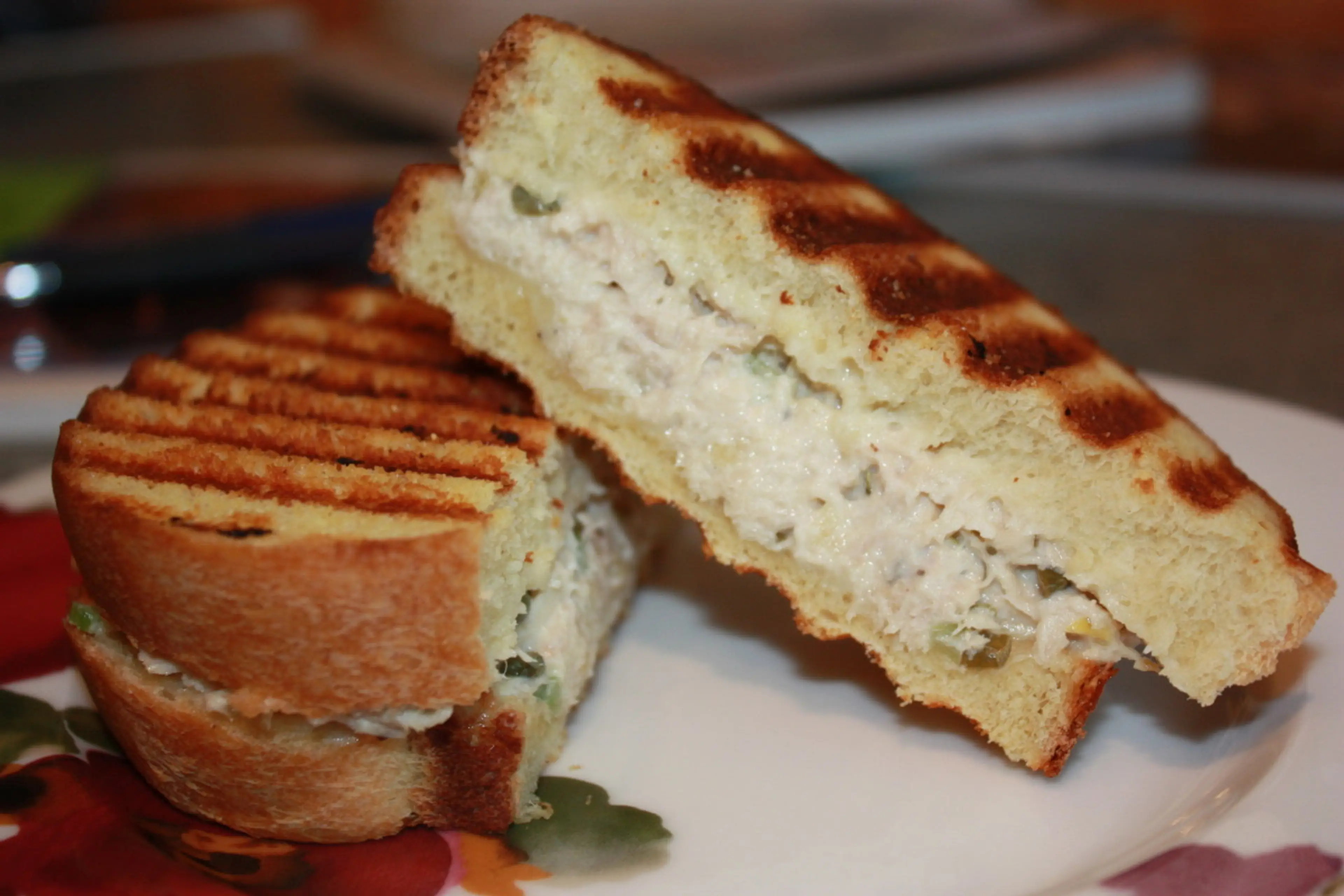 Tuna and Gruyere Panini