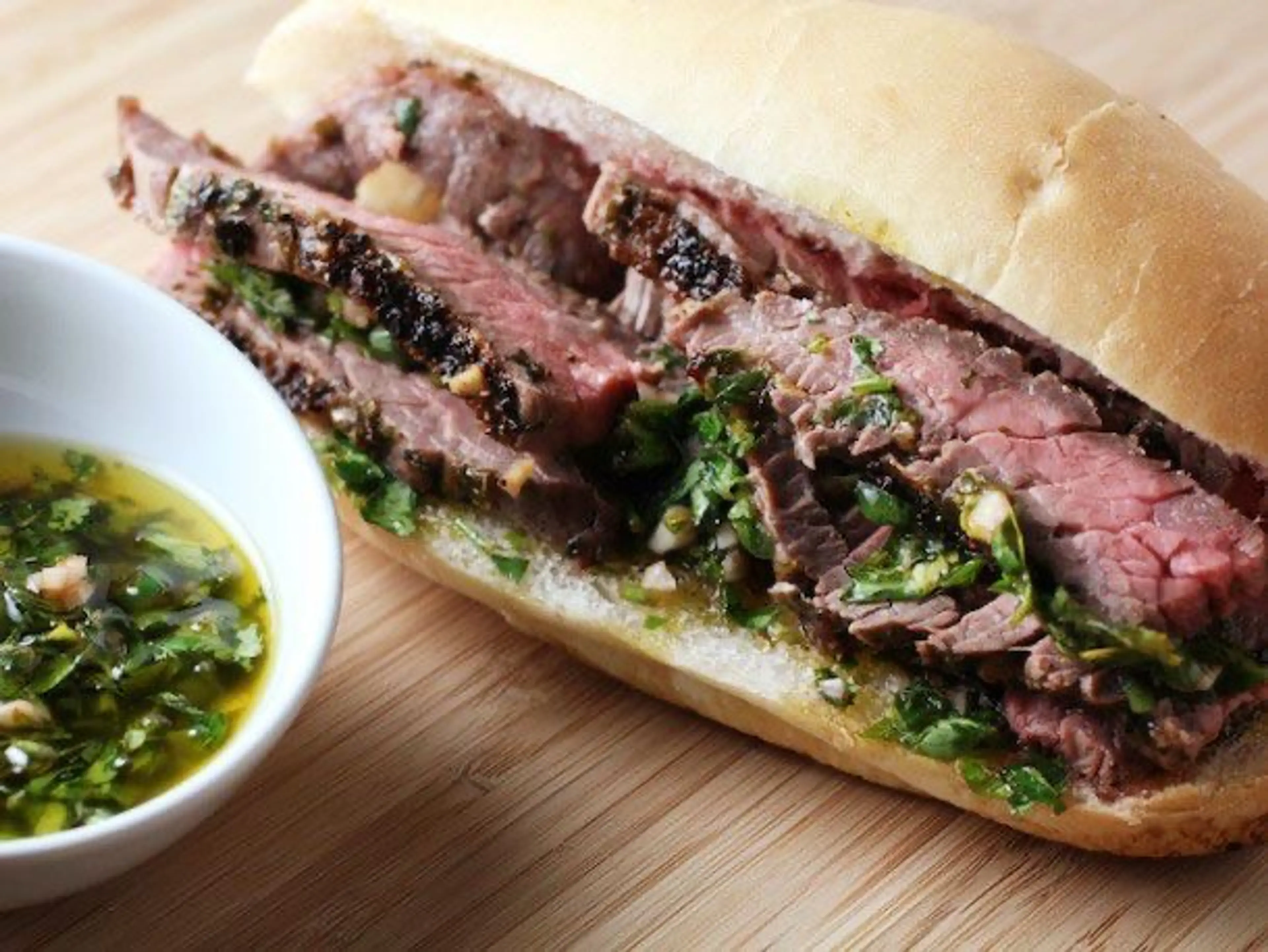 Steak and Chimichurri Sandwiches Recipe