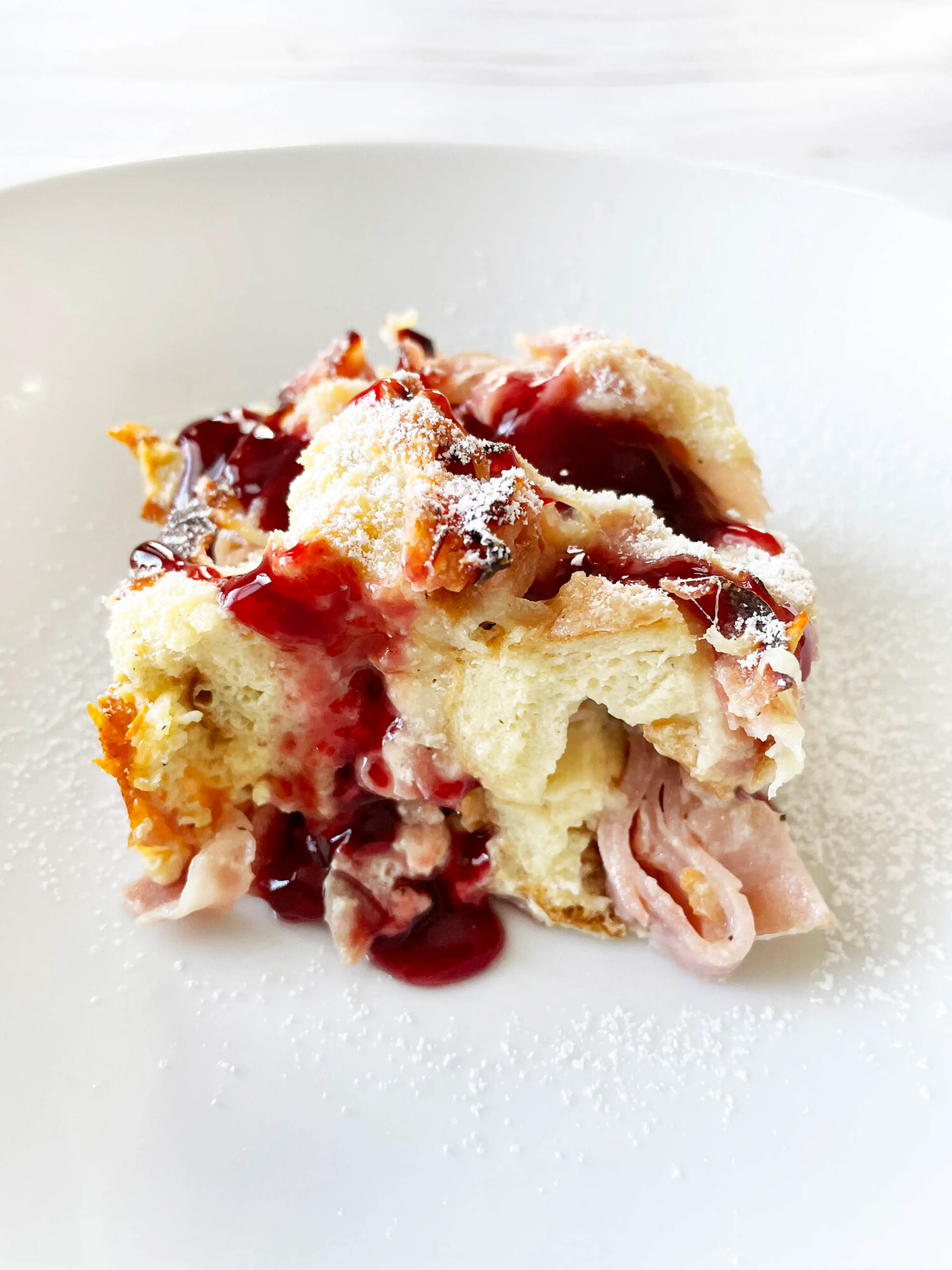 Monte Cristo Breakfast Casserole