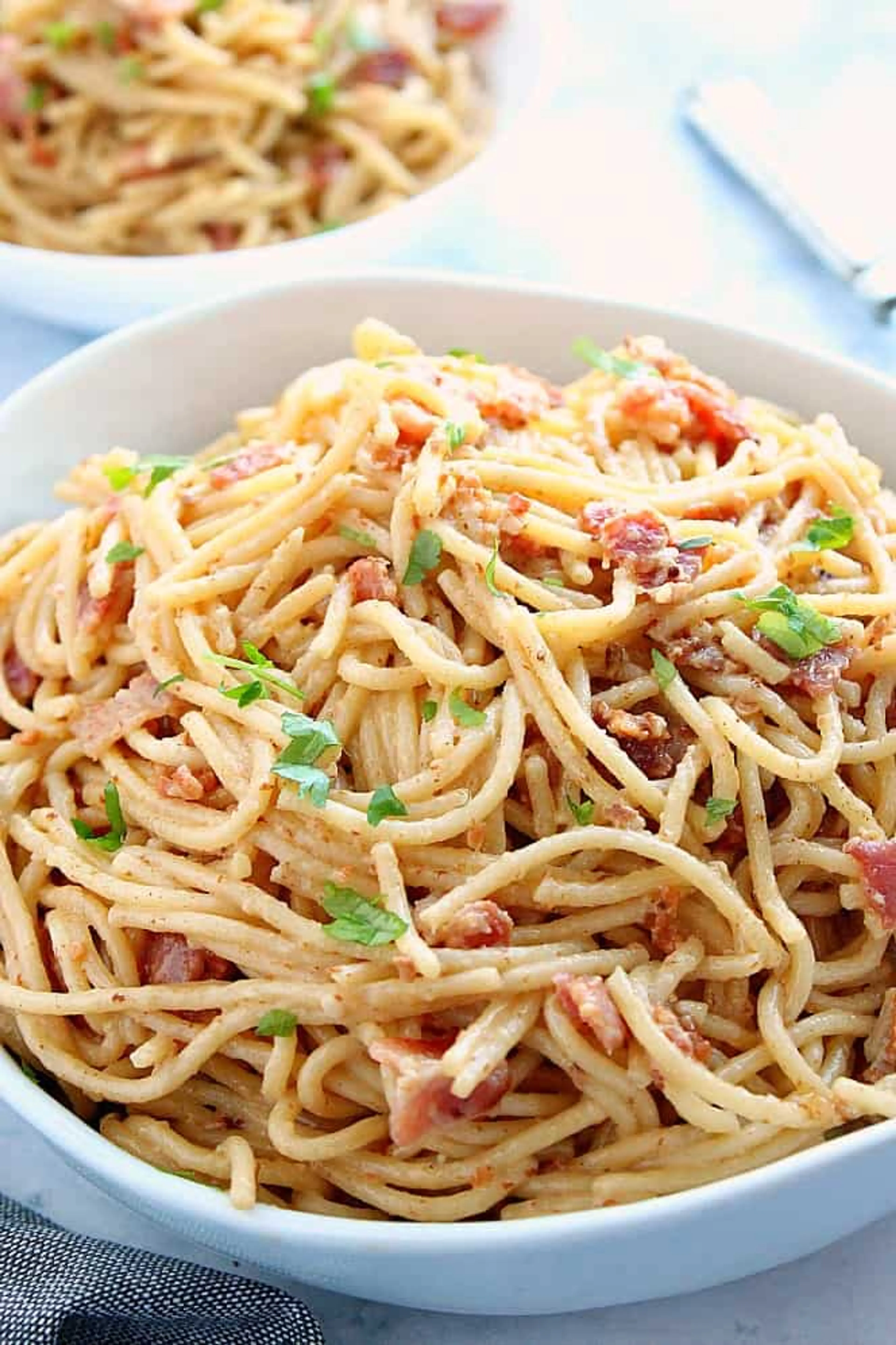 Instant Pot Pasta Carbonara Recipe