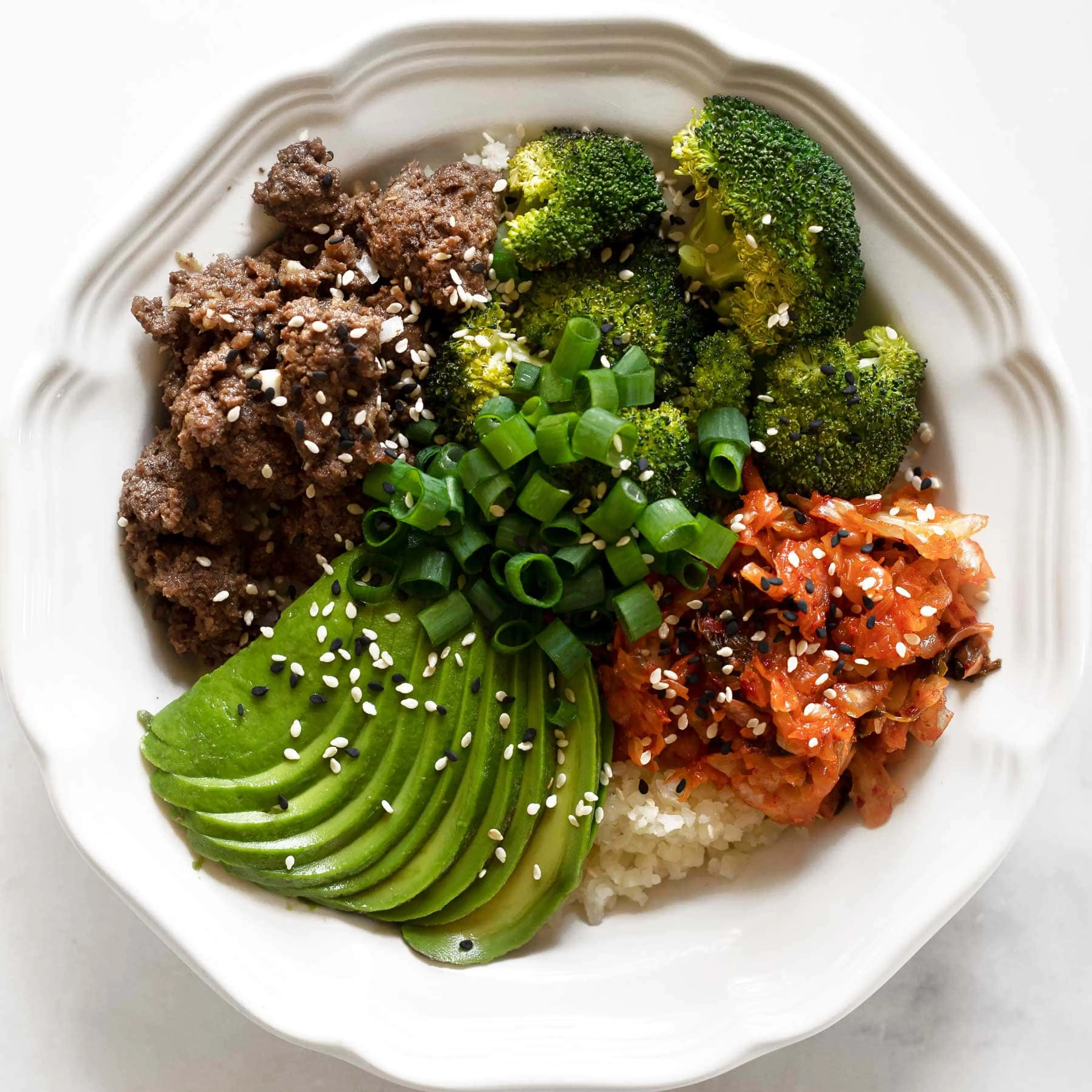 Korean Ground Beef and Broccoli Bowls