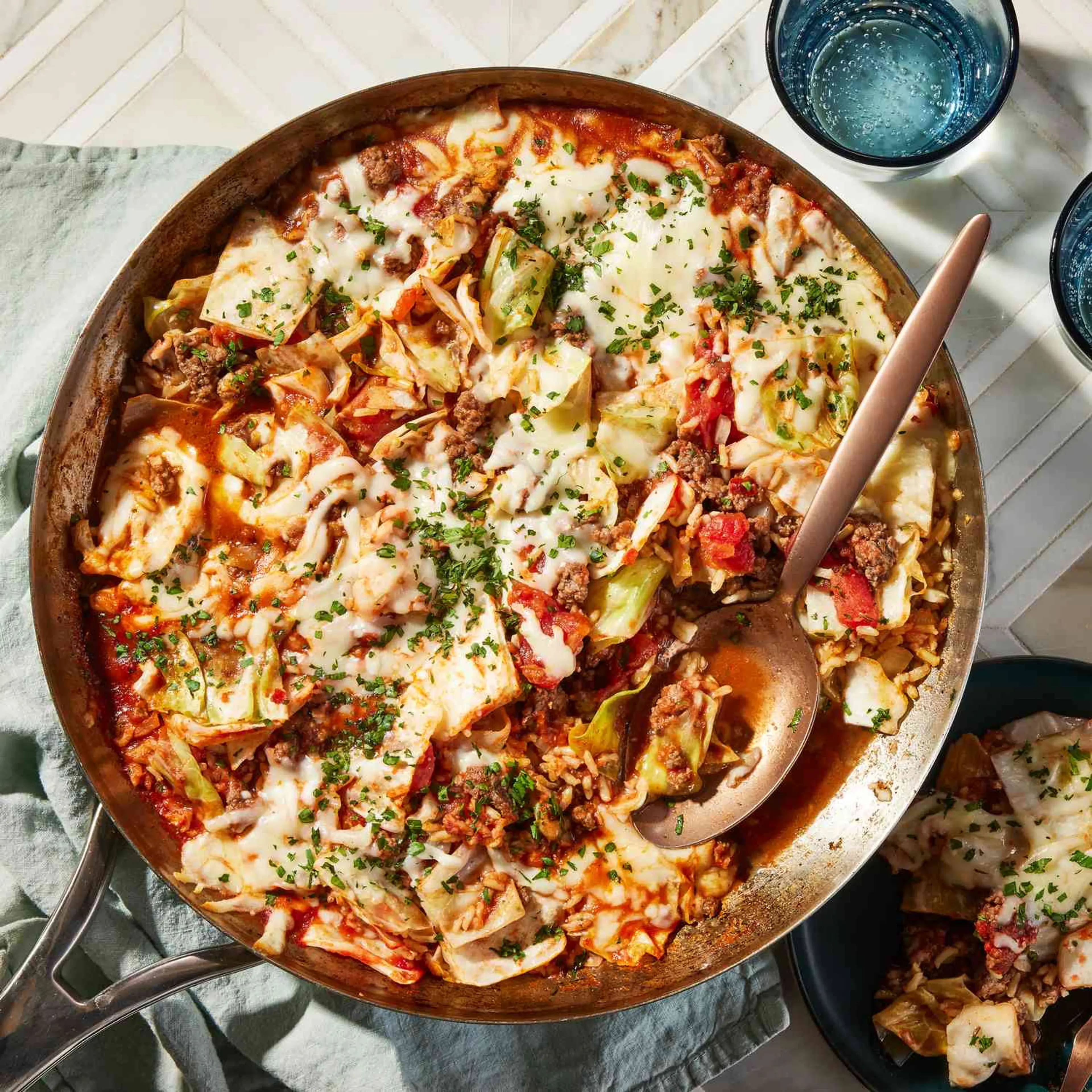 Unstuffed Cabbage Roll Skillet