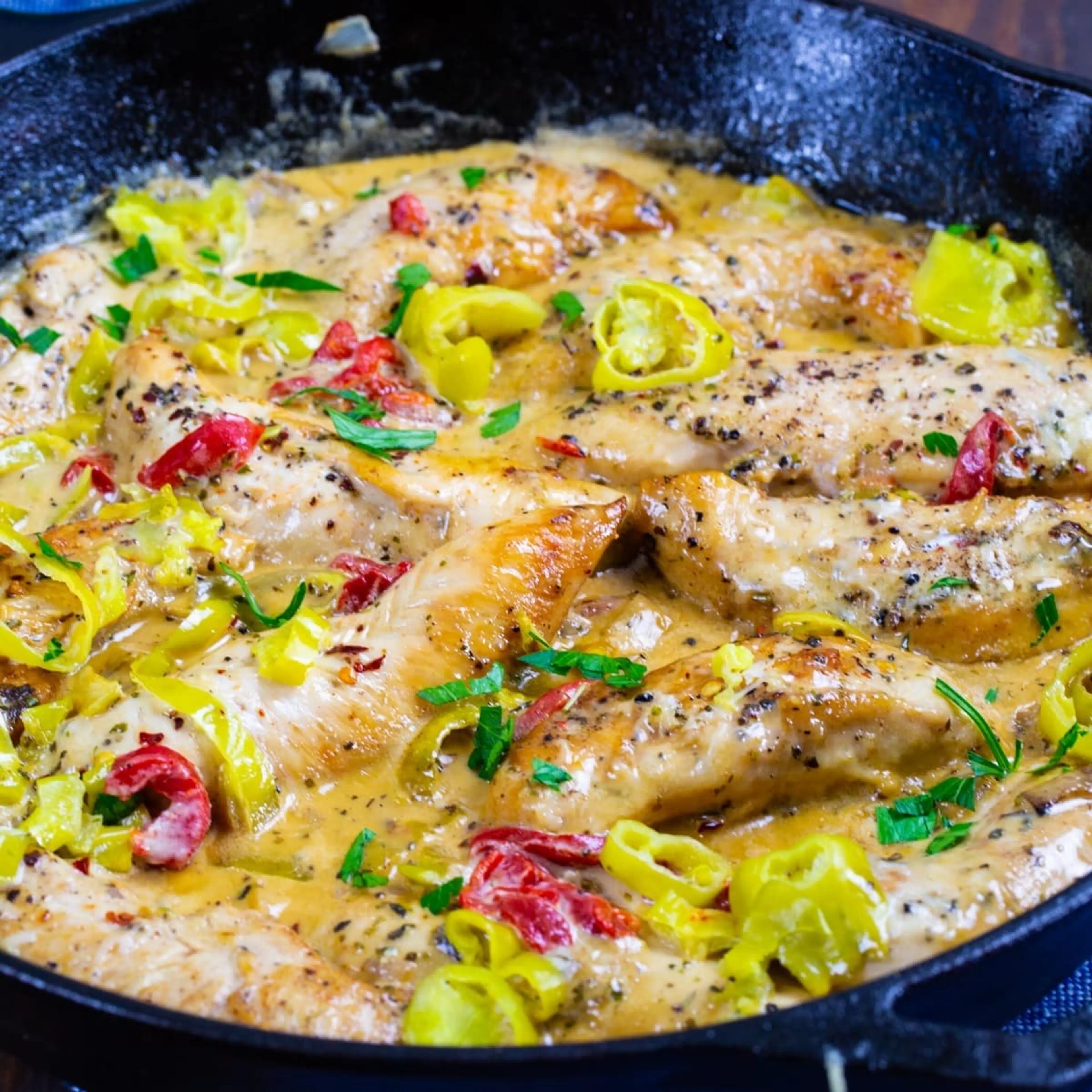 Creamy Pepperoncini Chicken