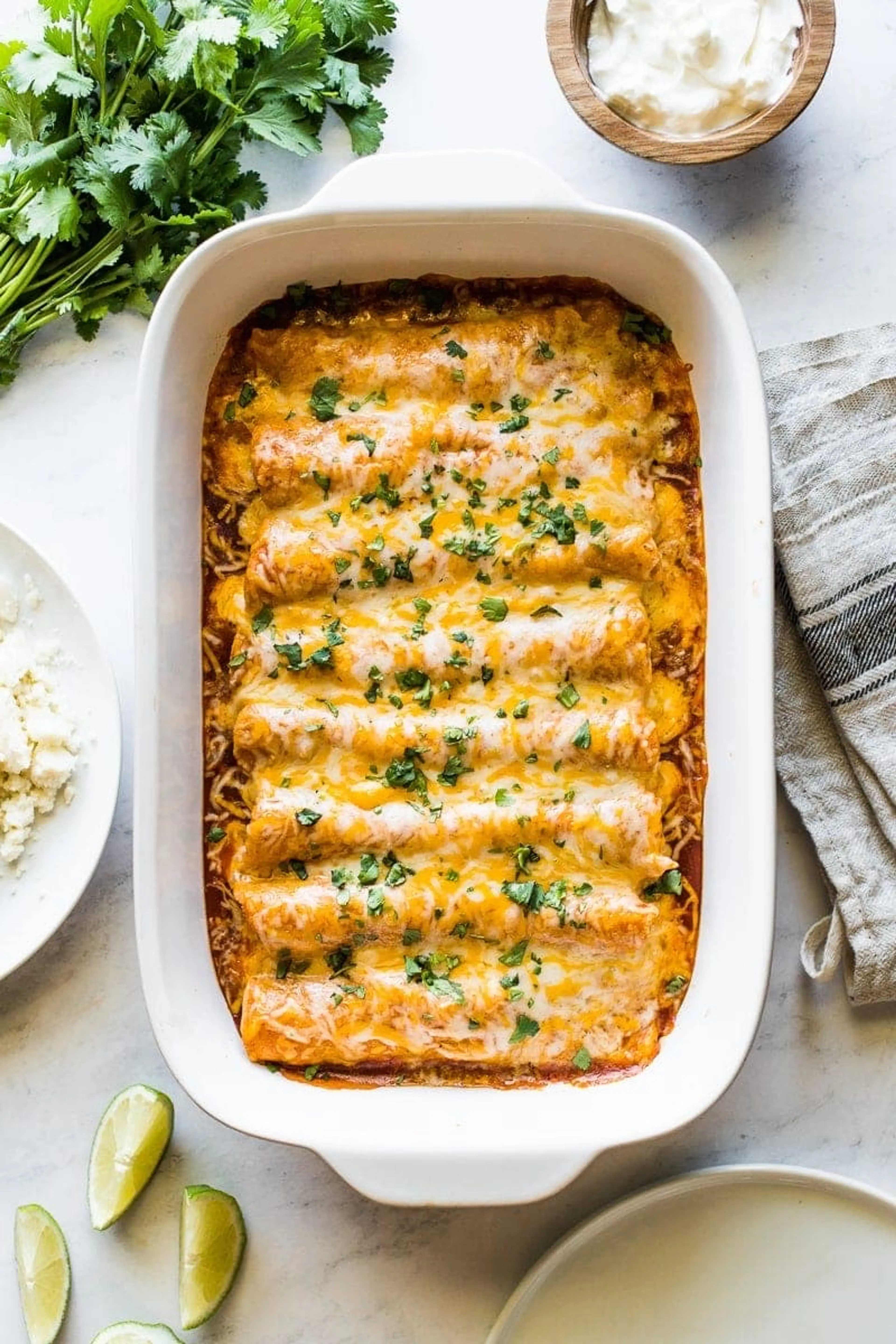 Easy Chicken Enchiladas