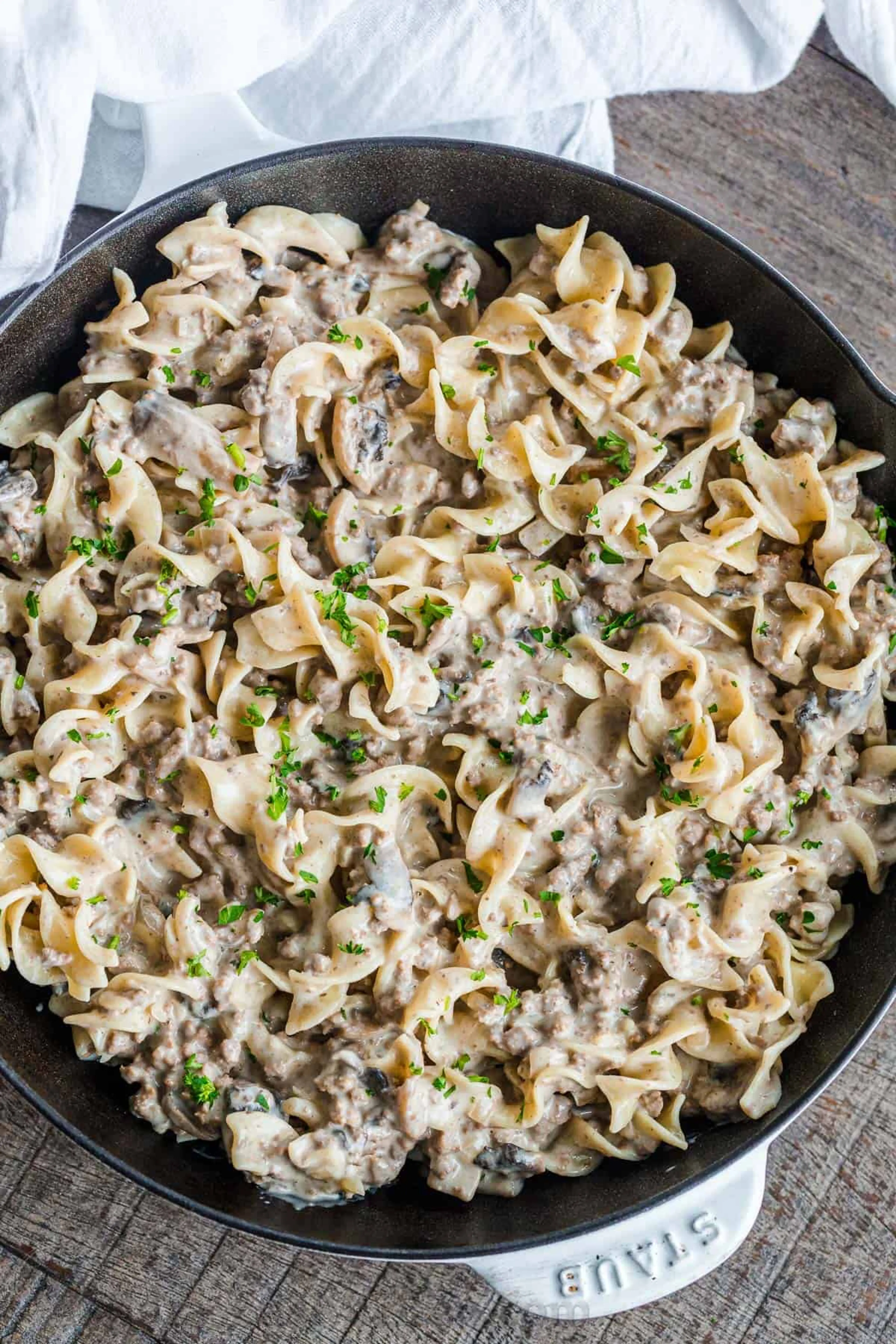 Ground Beef Stroganoff