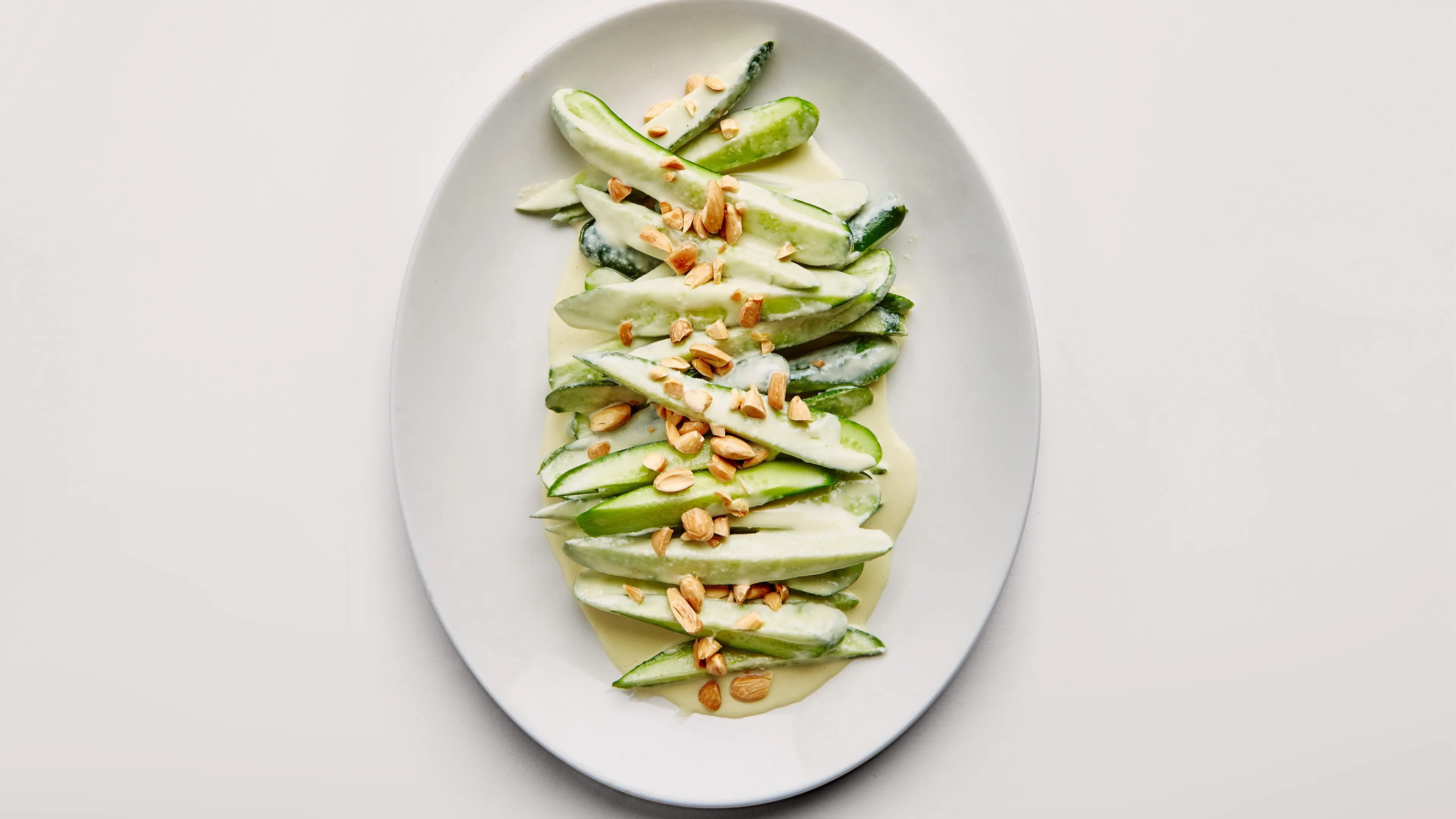 Cucumbers With Ajo Blanco Sauce