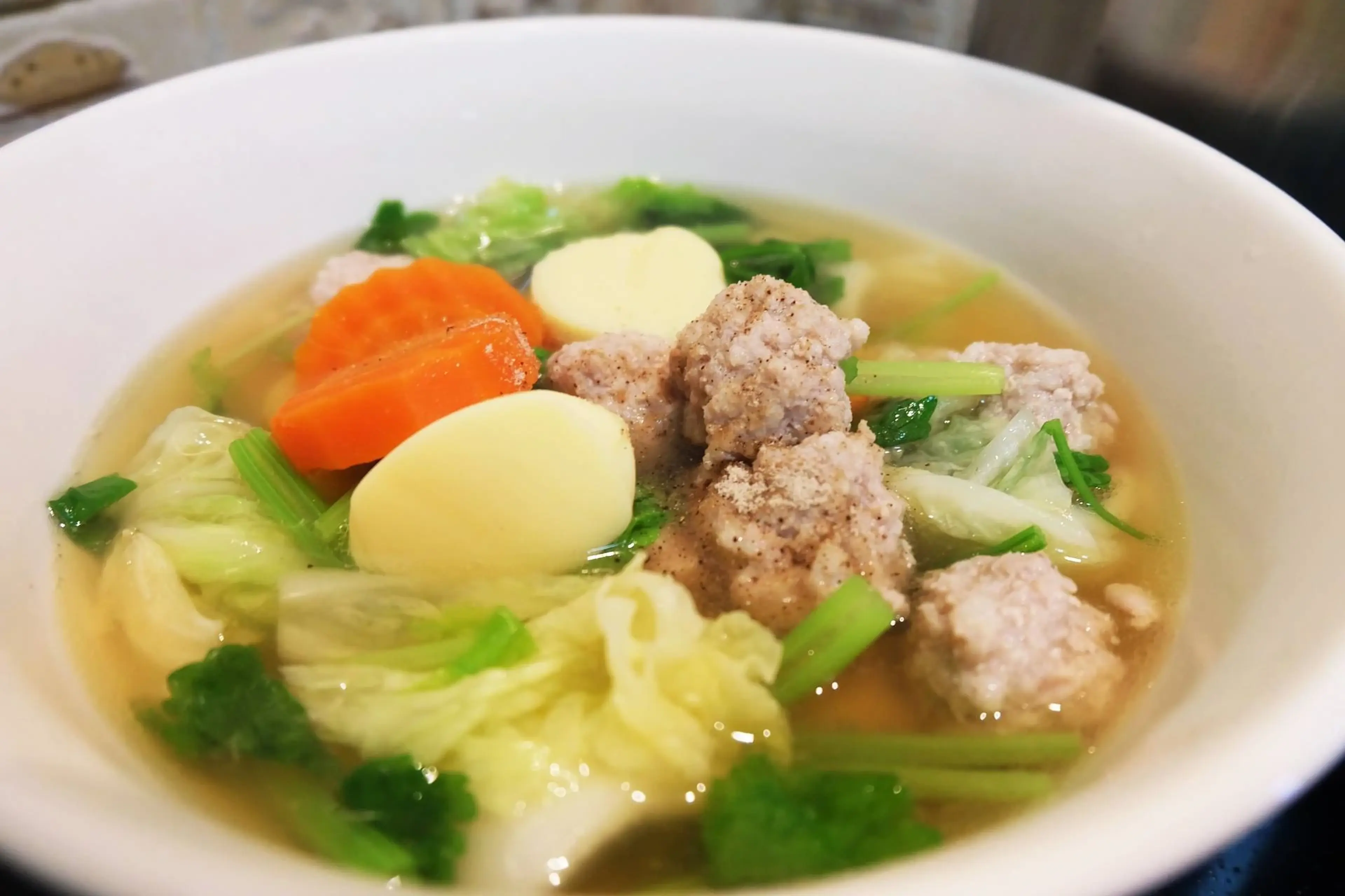 tofu napa pork soup