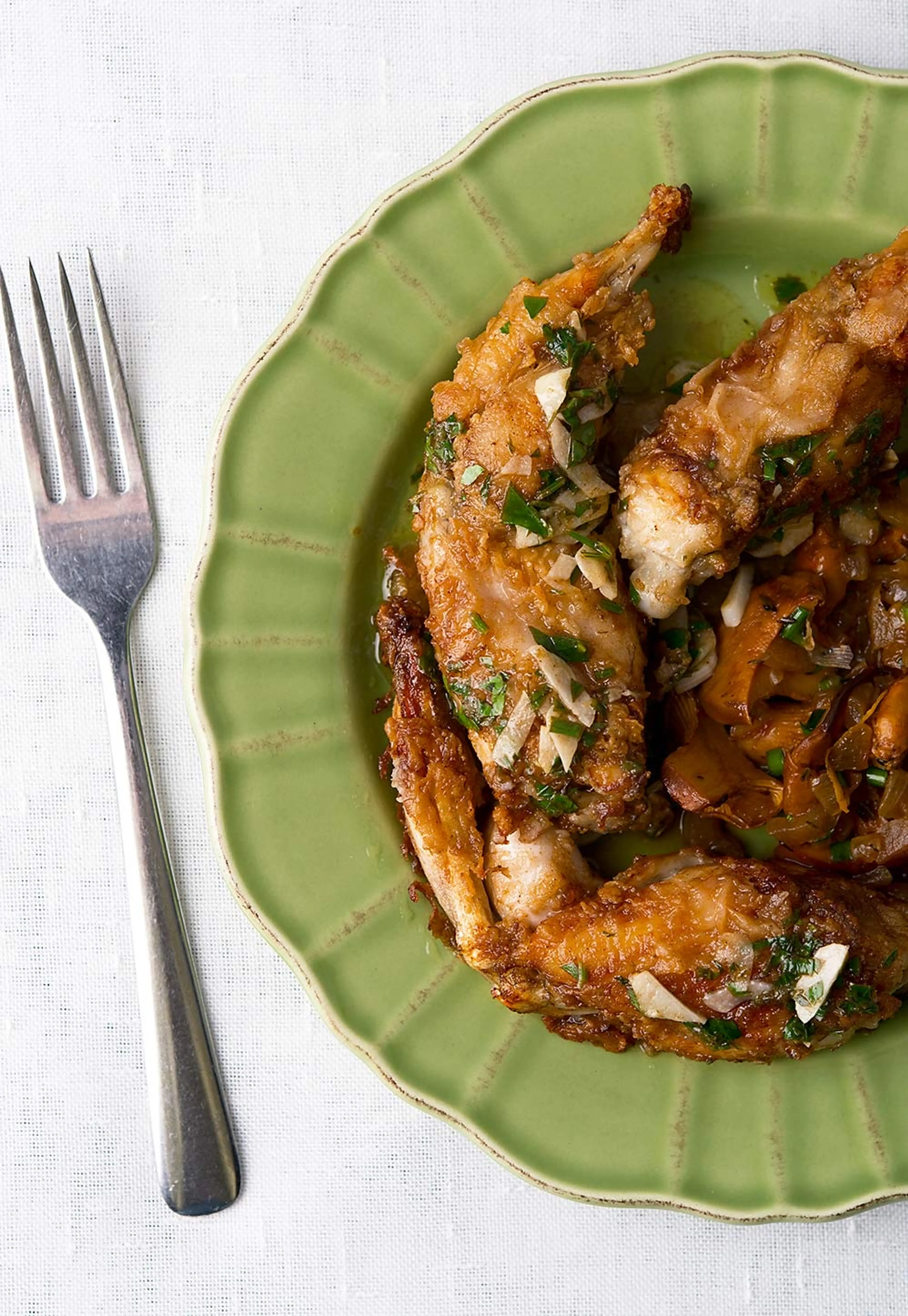 Fried Frog Legs, French Style