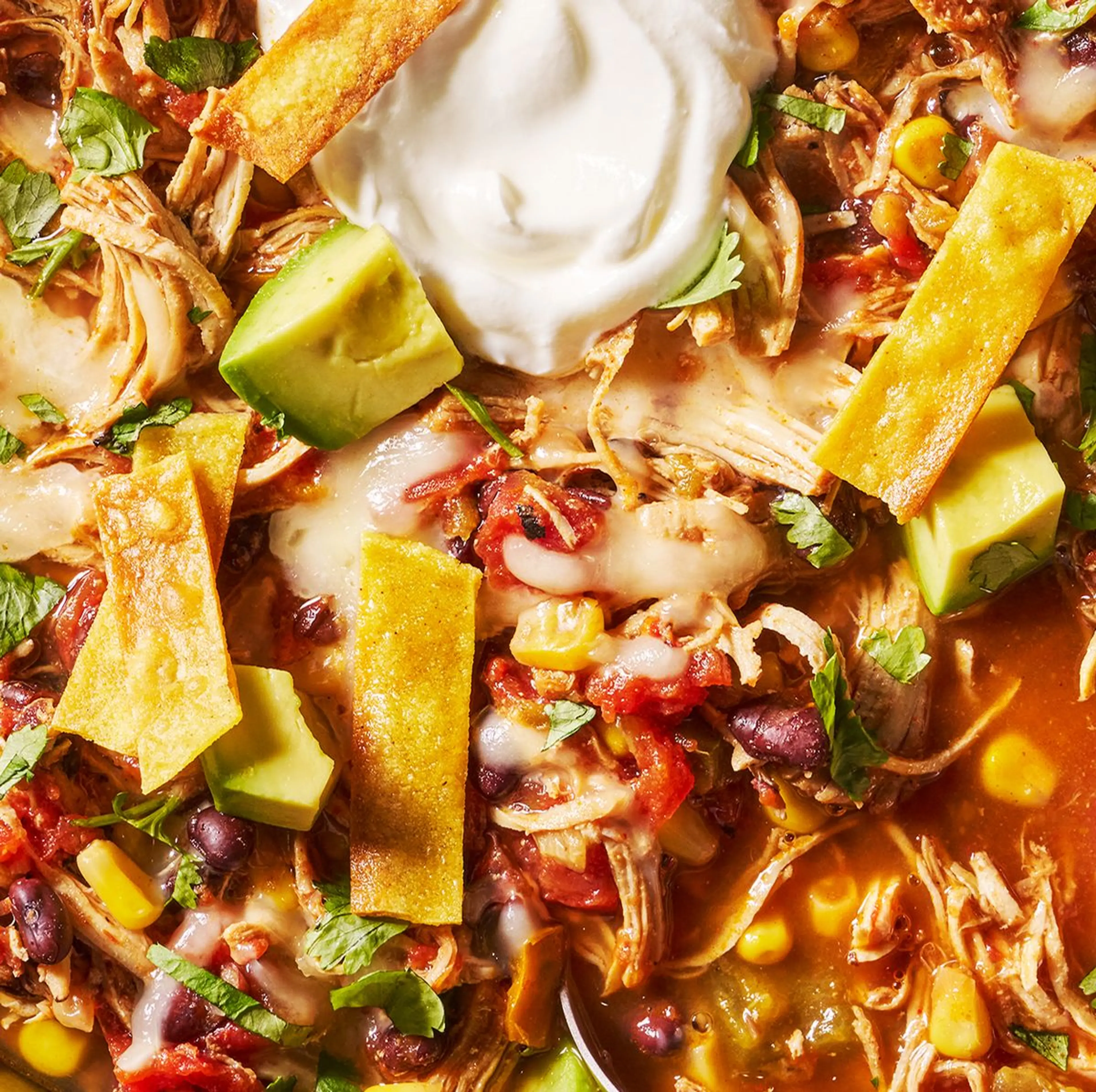 Slow-Cooker Chicken Tortilla Soup