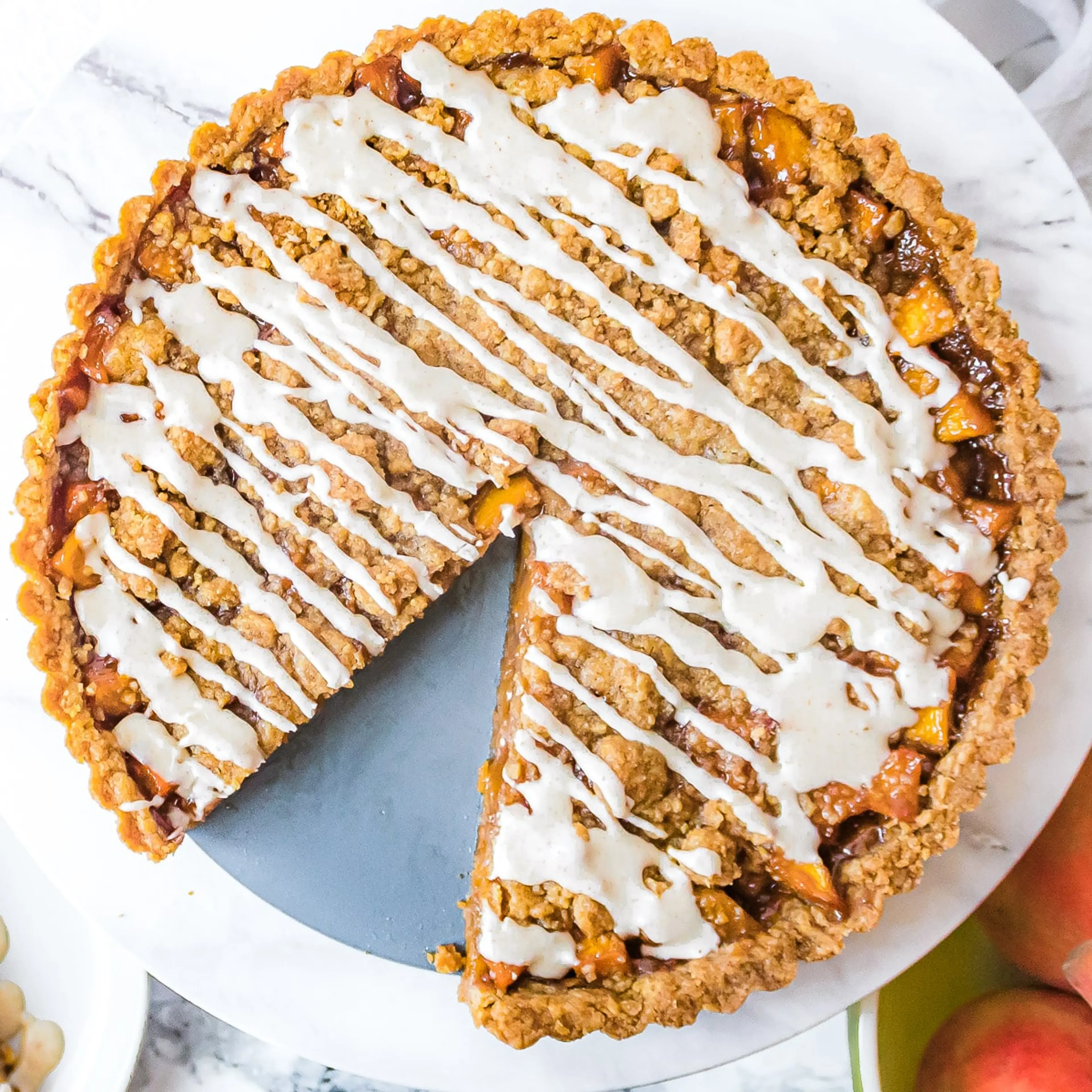 Brown Butter Peach Tart