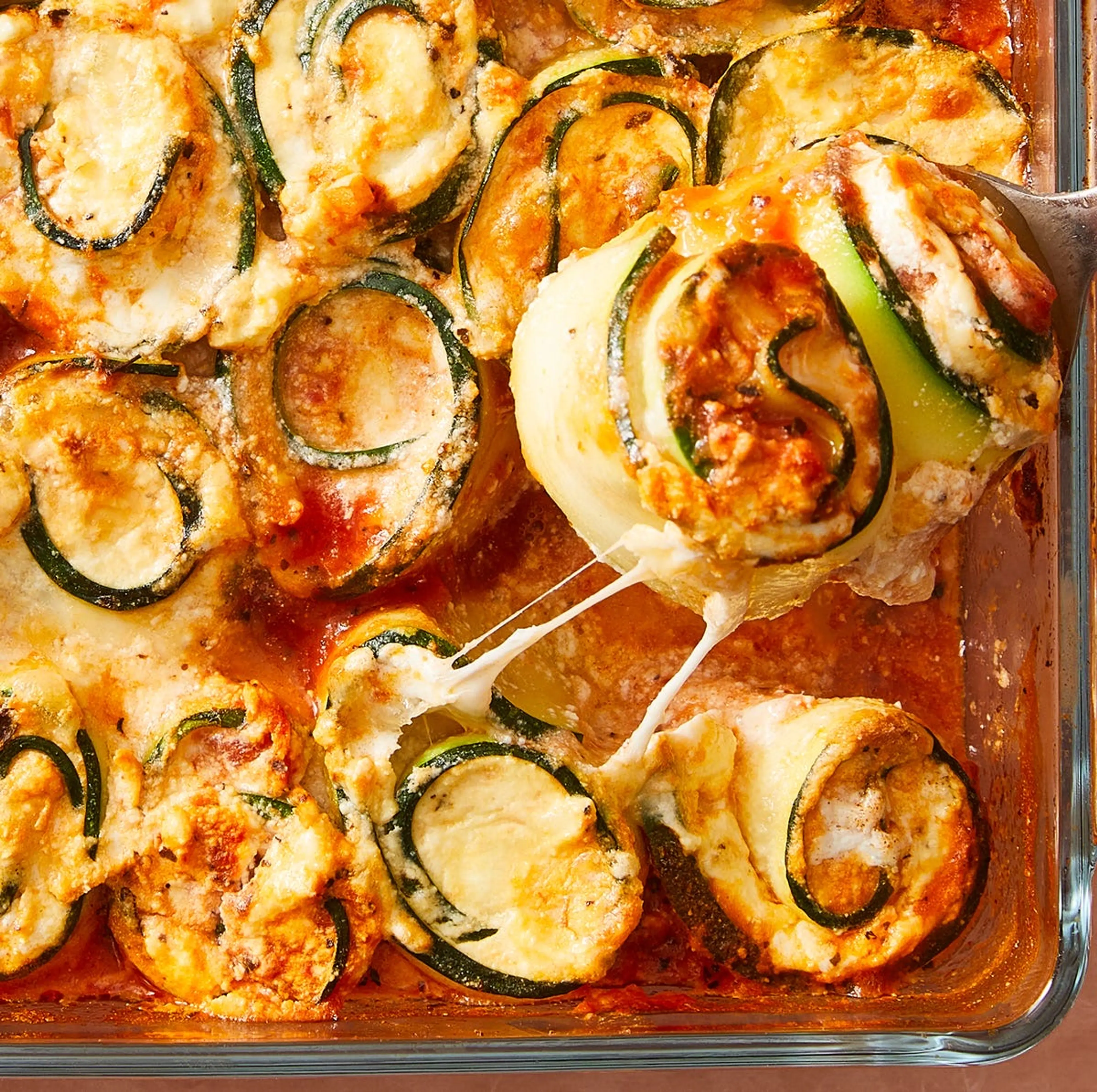 Zucchini Lasagna Roll-Ups