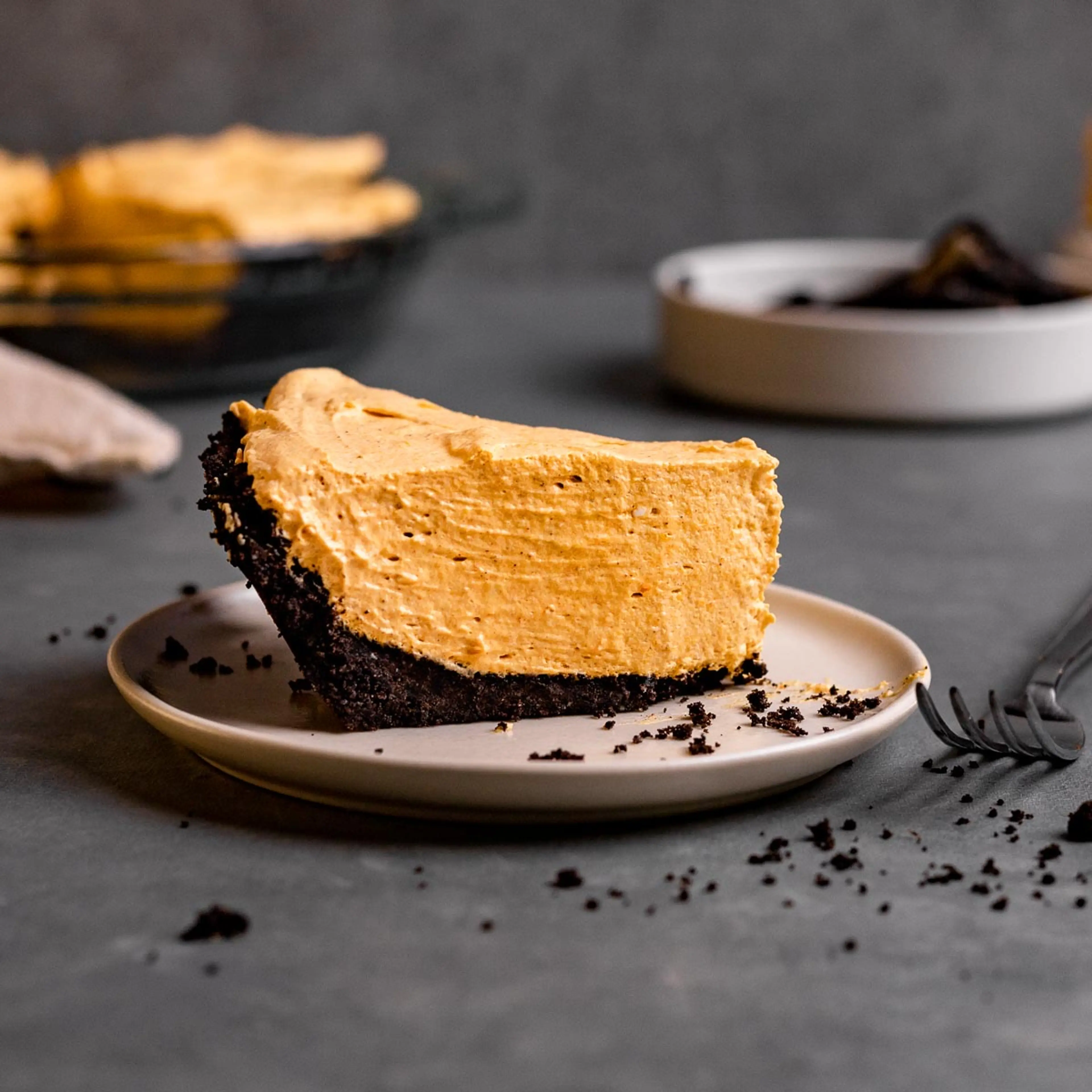 Chocolate Oreo Pumpkin Whip Pie