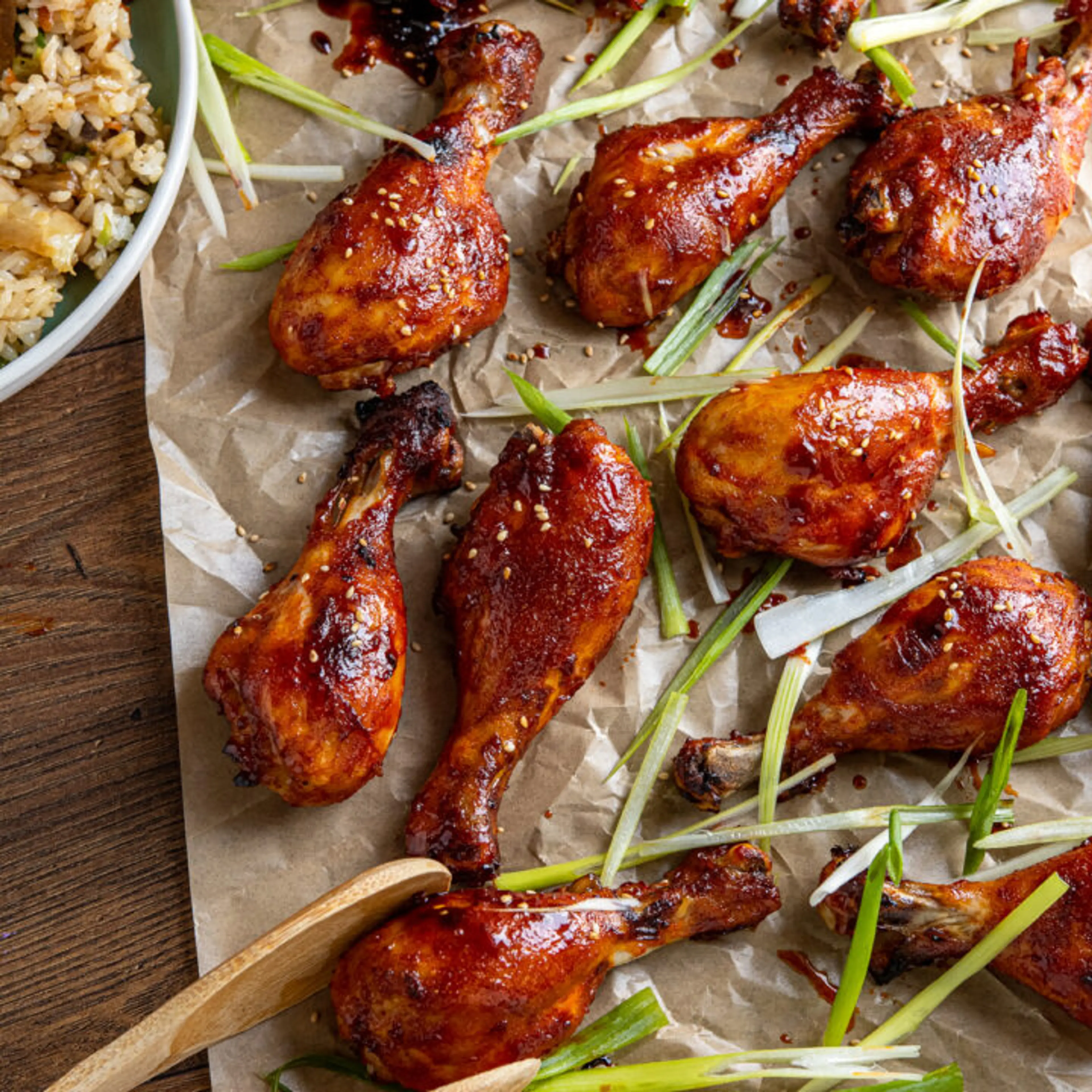 Korean Gochujang Chicken Drumsticks