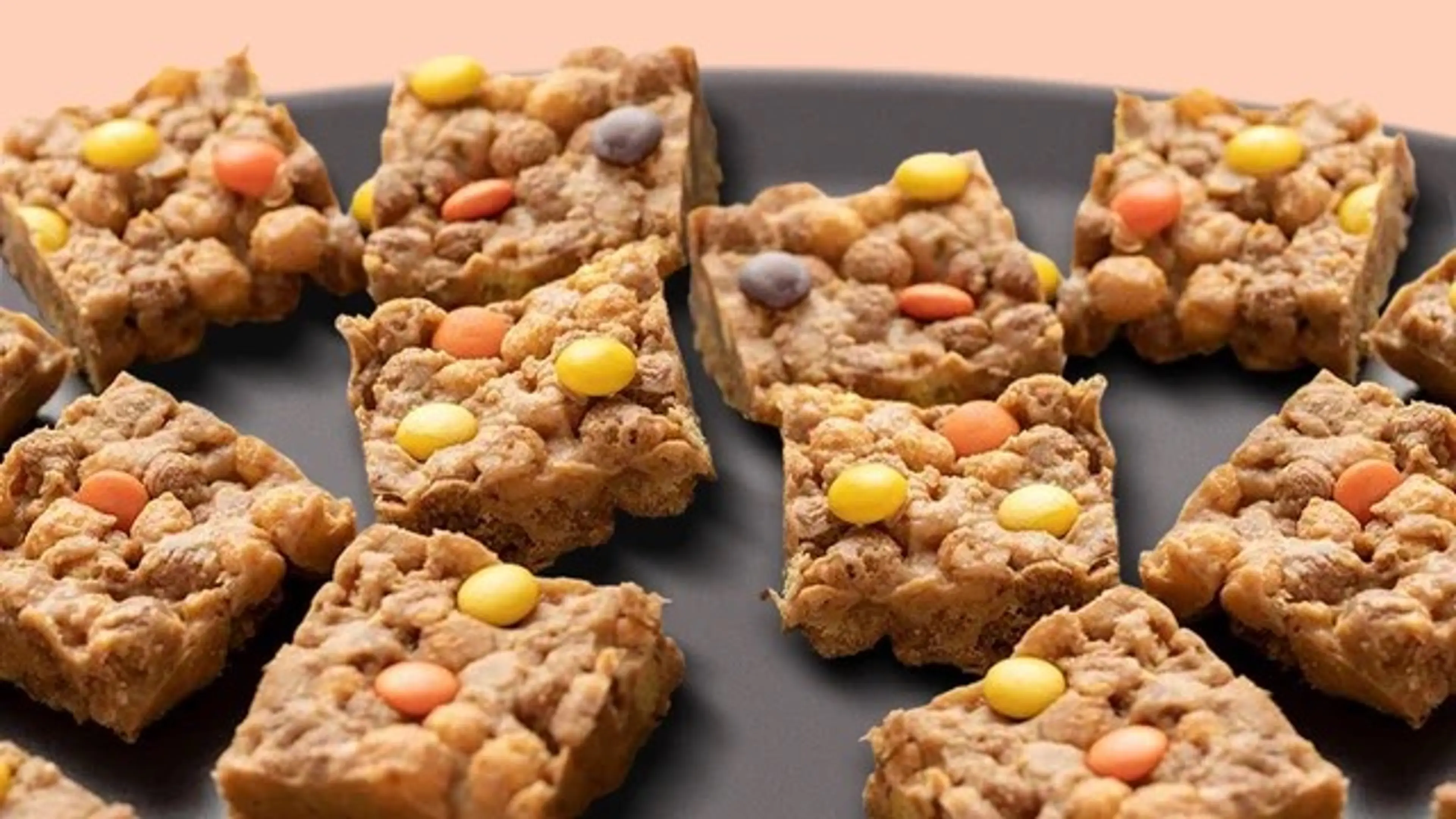 Crunchy REESES PIECES Bars Recipe