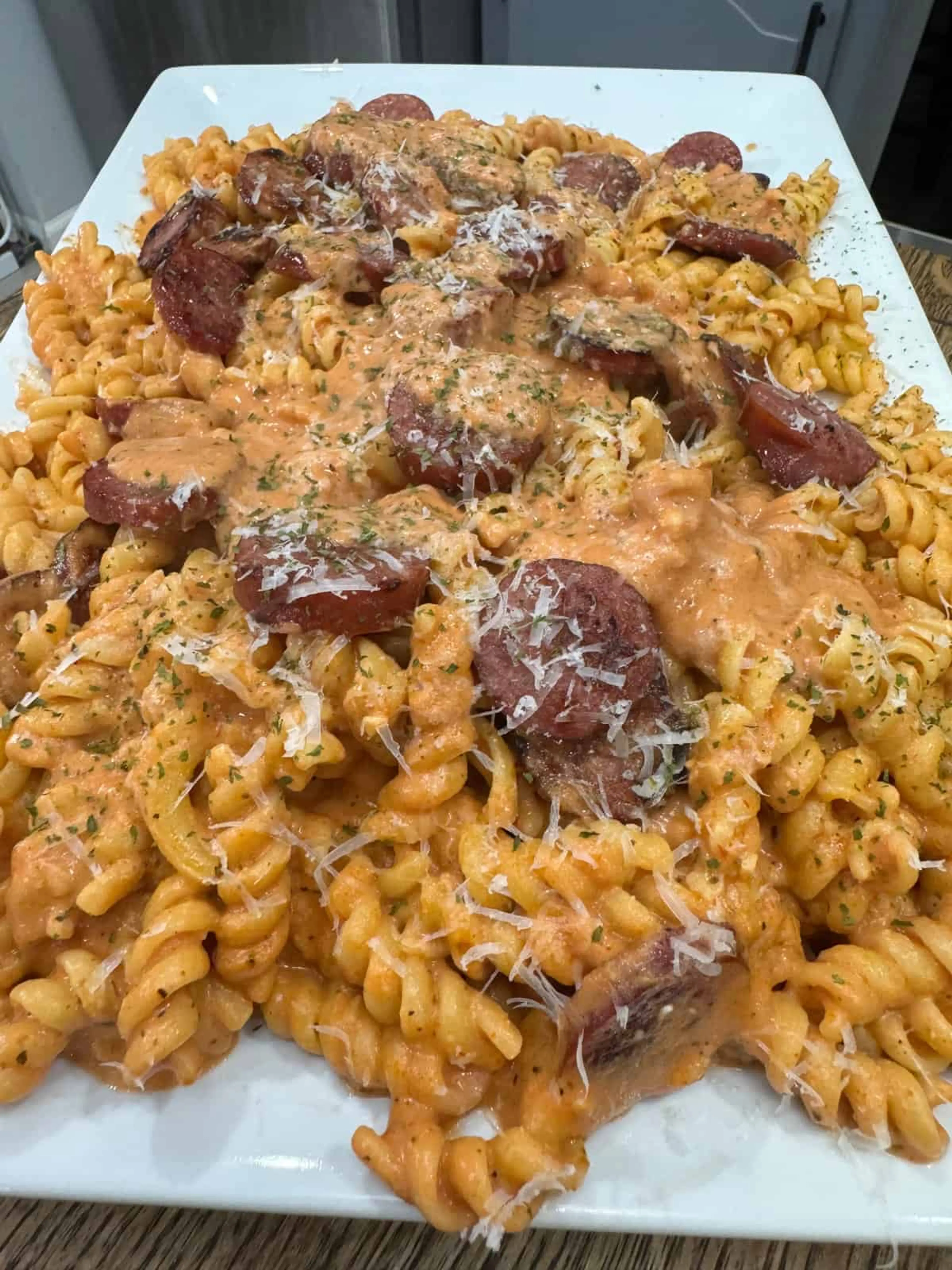 Creamy Smoked Sausage Pasta