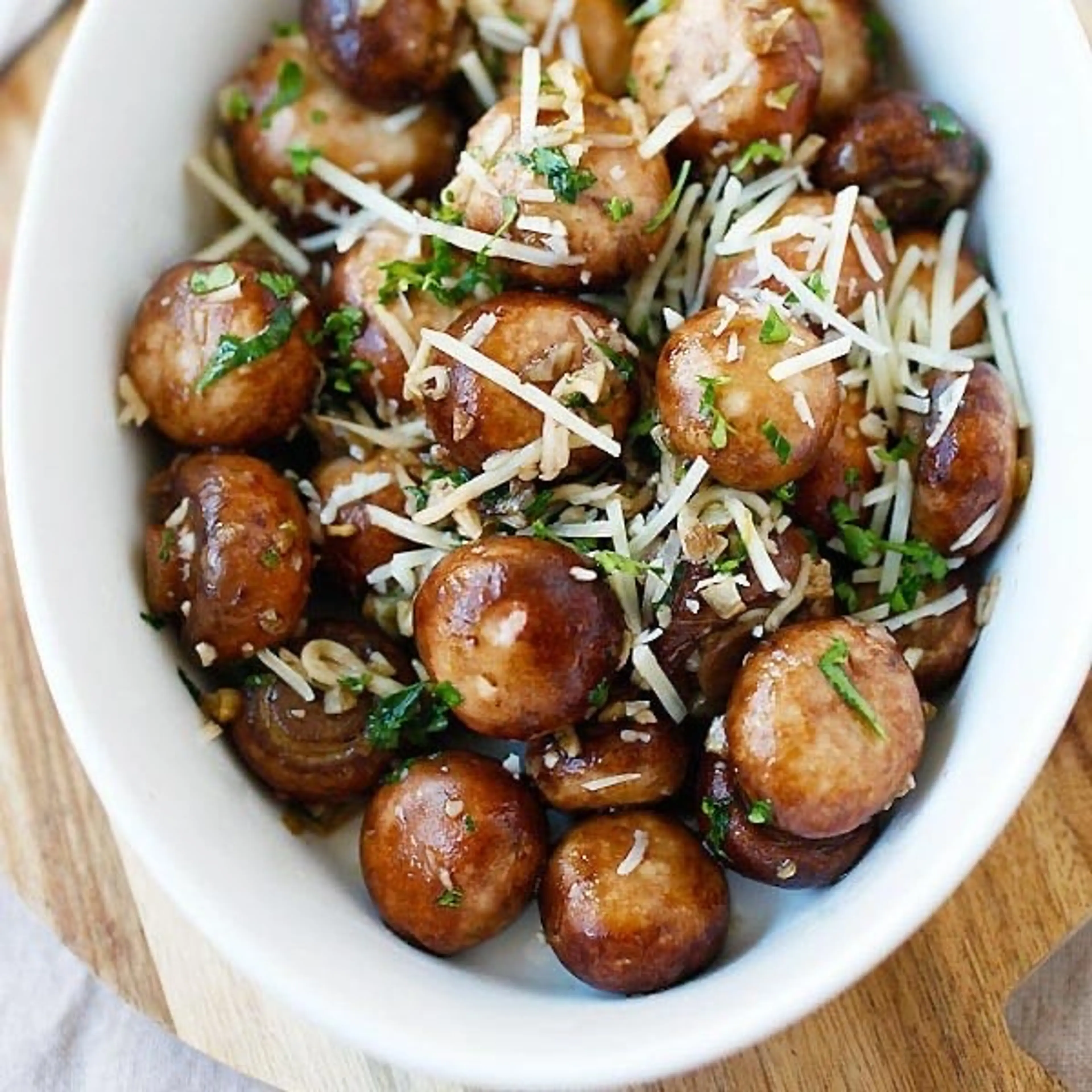 Garlic Herb Sauteed Mushrooms