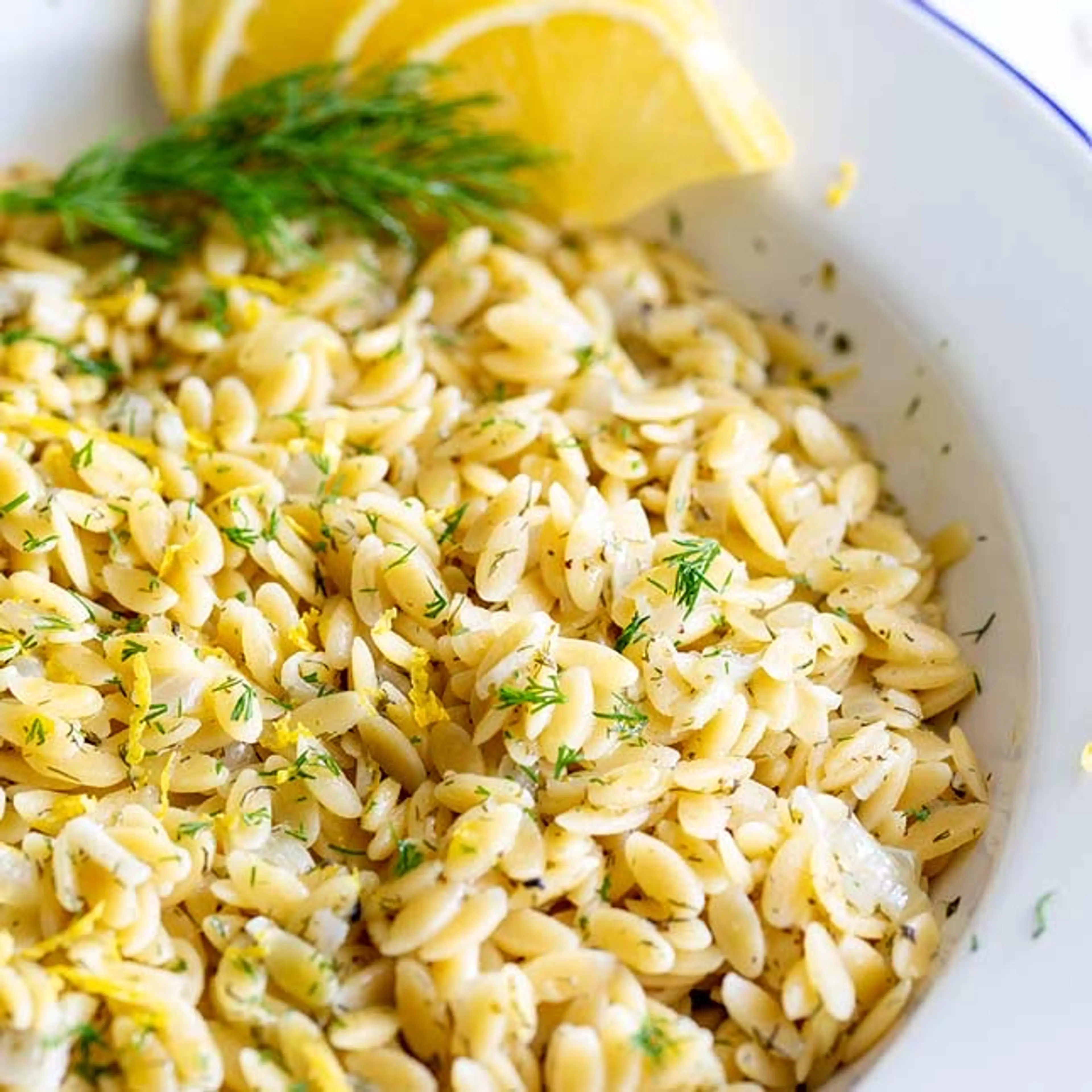 Greek Orzo with Lemon and Herbs Recipe