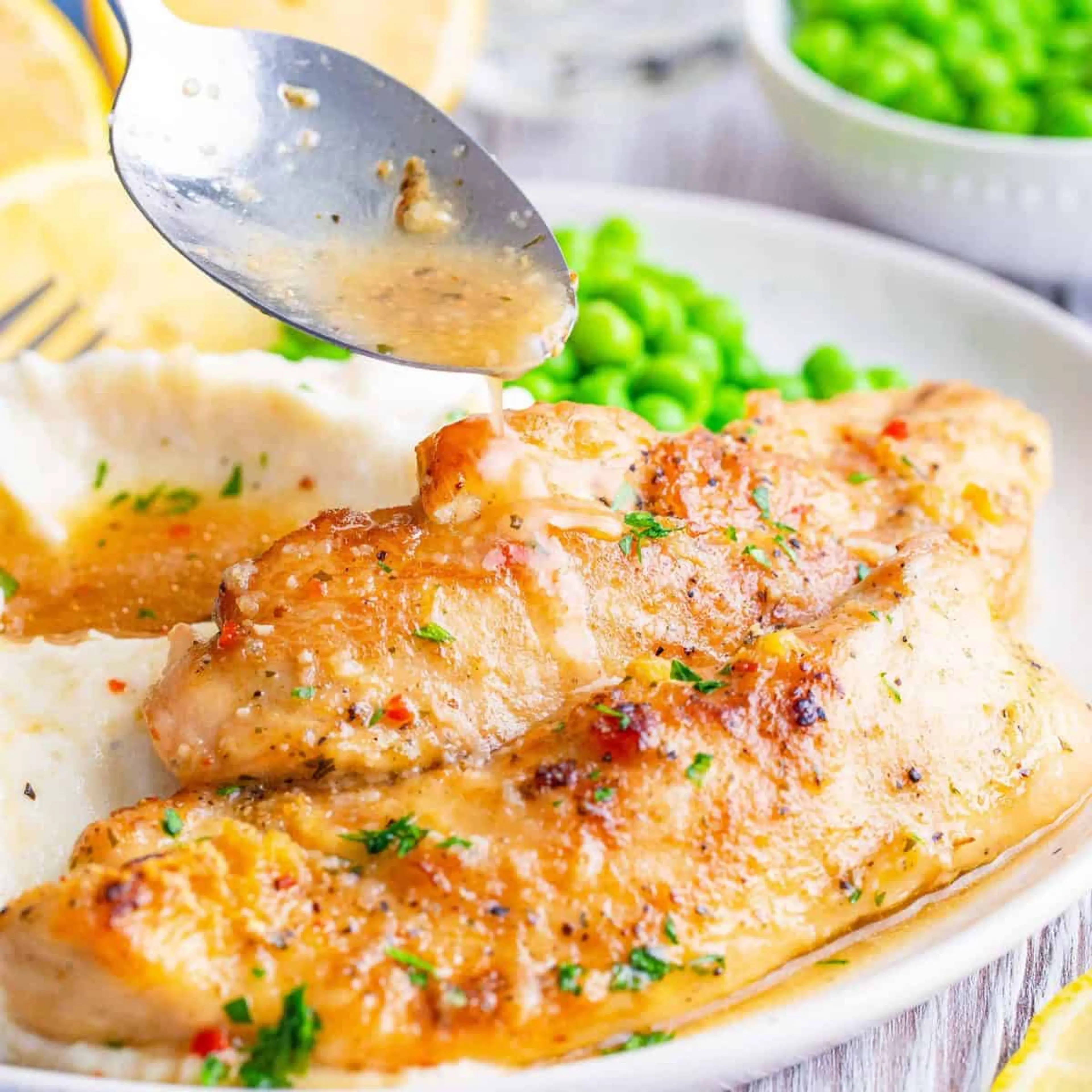 Crock Pot Lemon Garlic Chicken