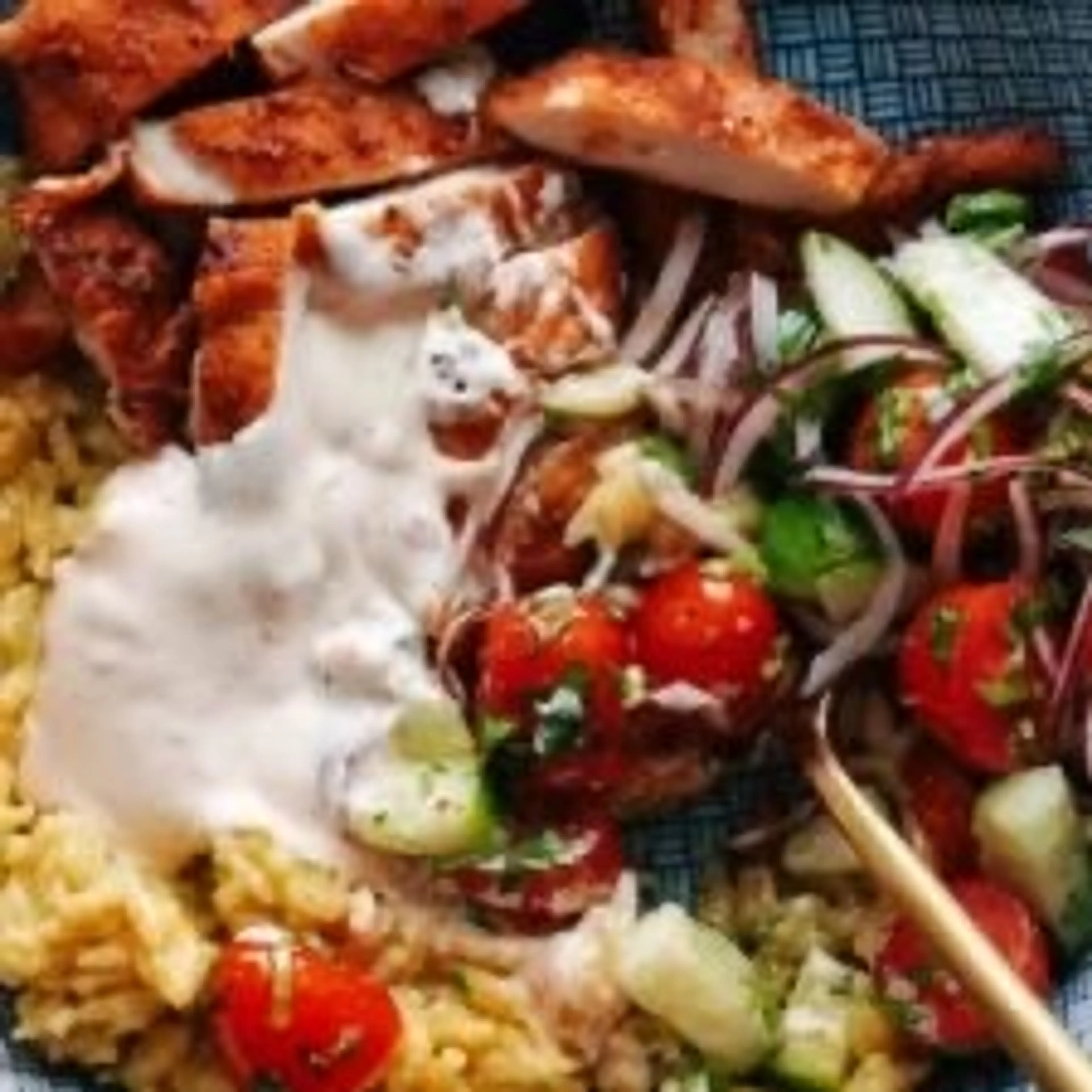 Banza Chicken Bowls with Calabrian Chili Sauce